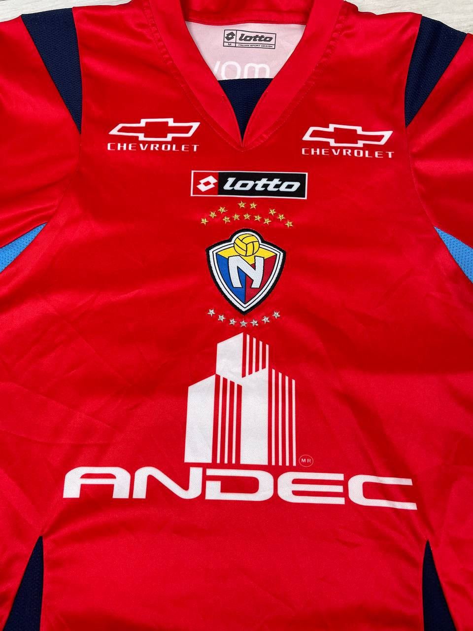 Lotto Sport Lotto El Nacional de Quito 2010 2012 Home Shirt Jersey Size US L / EU 52-54 / 3 - 7 Thumbnail