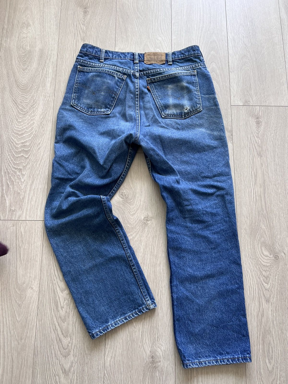 Levi's × Vintage Vintage Levi’s 619 Denim Jeans Distressed Worn 80s 90s Size US 34 / EU 50 - 2 Thumbnail
