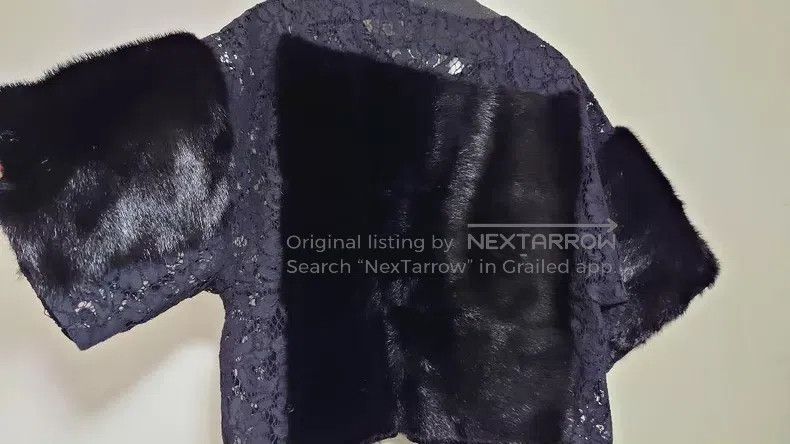 Valentino Valentino Lace patchwork mink coat Size XS / US 0-2 / IT 36-38 - 6 Thumbnail