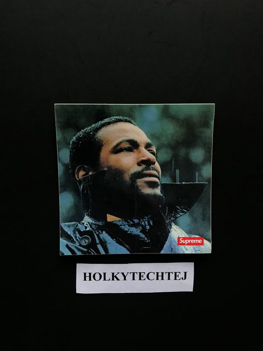 Supreme marvin gaye clearance sticker