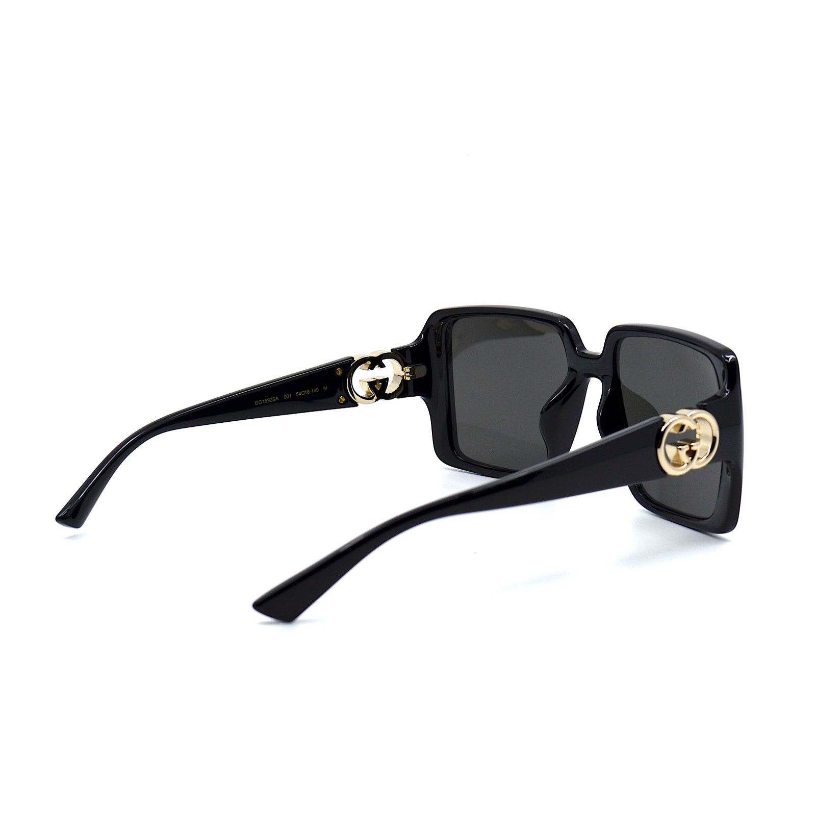 Gucci NEW Gucci GG1692SA Black Frame Dark Grey Lenses Sunglasses Size ONE SIZE - 6 Thumbnail