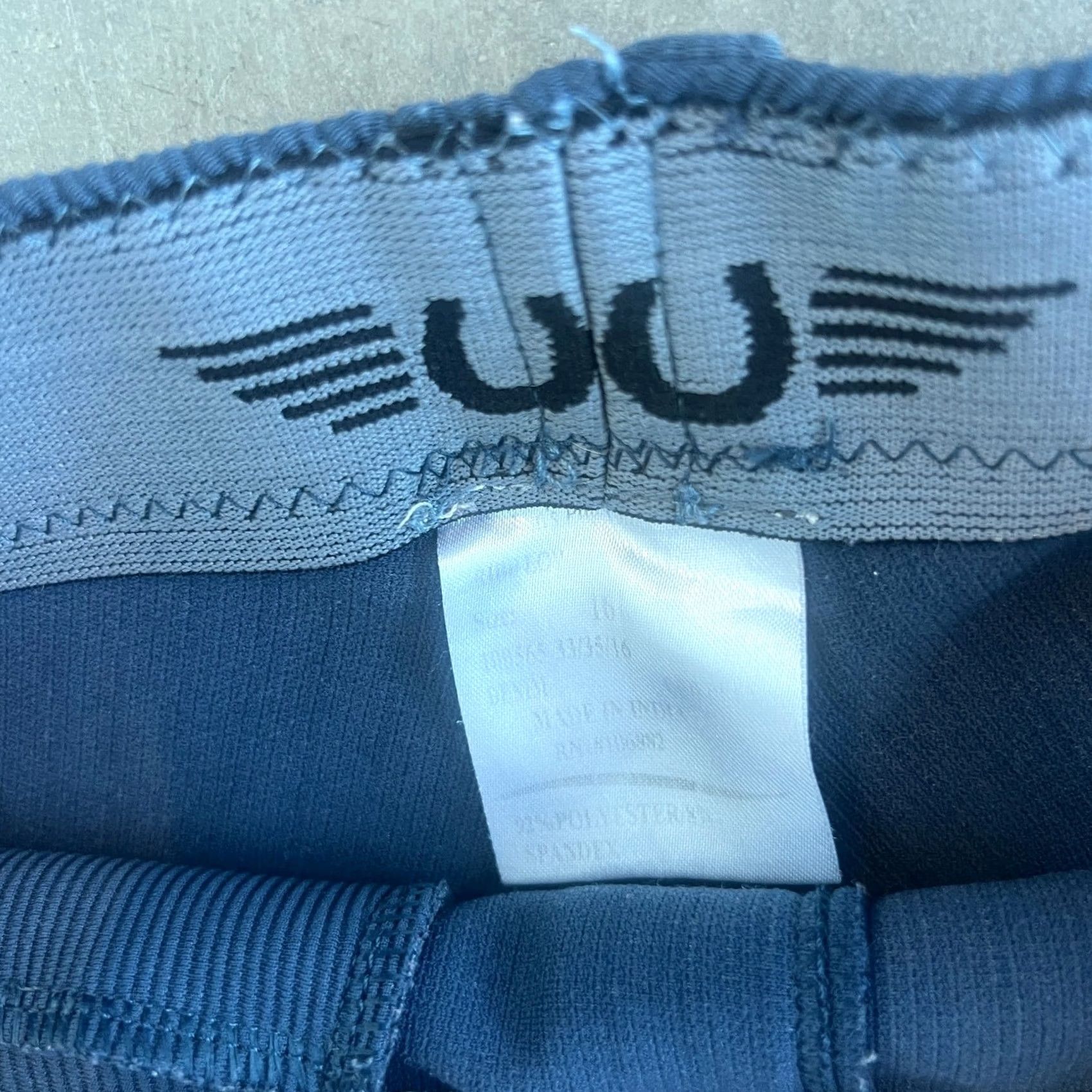 Vintage VINTAGE Y2K Tuffrider Ribb Low Rise Pull On Breeches Equestrian Riding Blue 23 Women Size 22 Regular Ankle Size ONE SIZE - 3 Thumbnail
