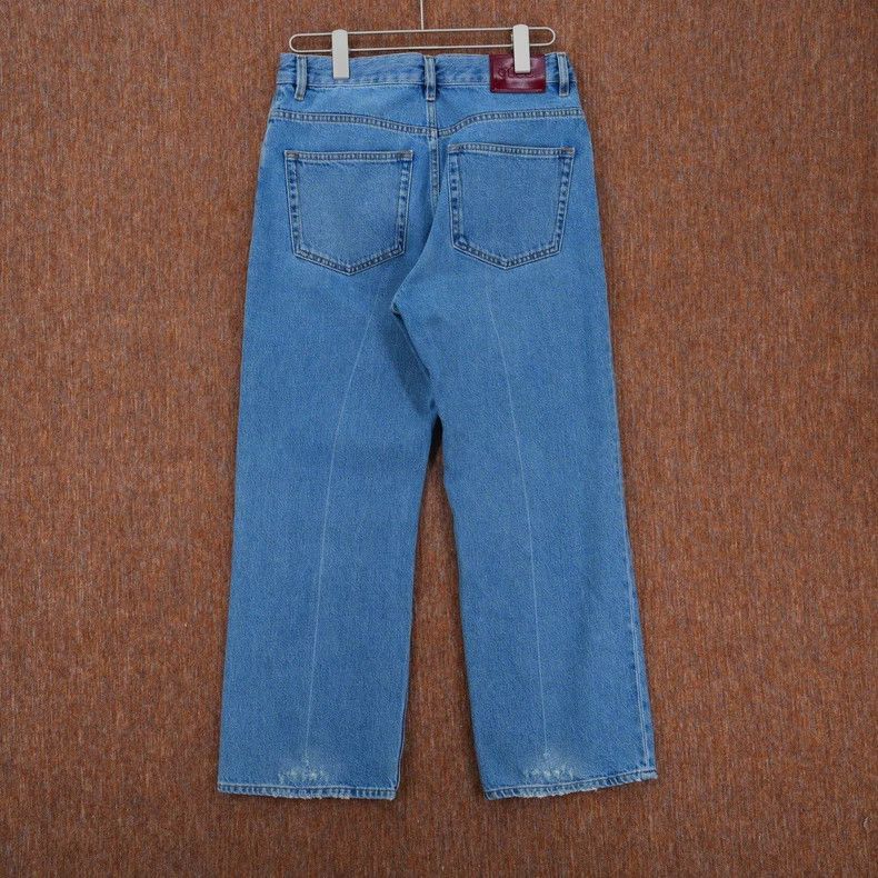 Gucci GUCCI SS24 Women's Blue Wash Denim Pants-2506 Size US 26 / EU 42 - 2 Thumbnail