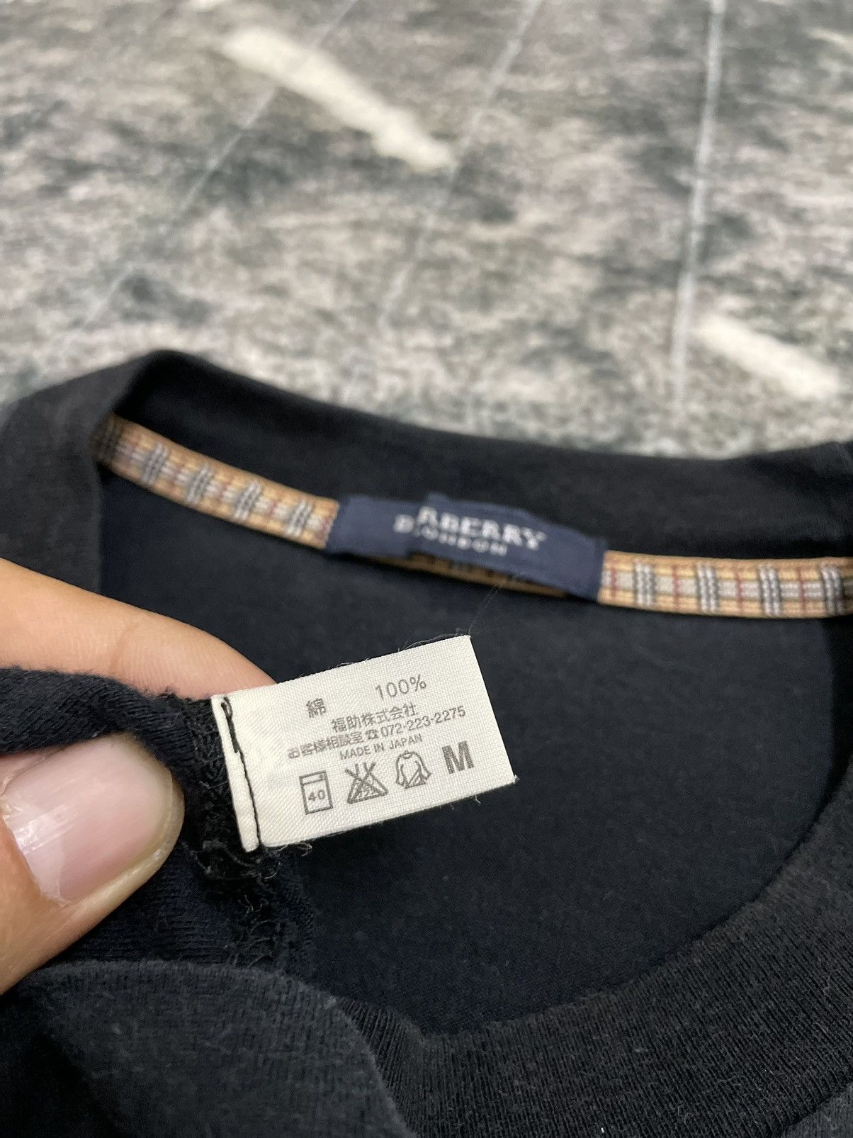 Burberry × Vintage VINTAGE BURBERRY LONDON PLAIN TEE Size US M / EU 48-50 / 2 - 4 Thumbnail