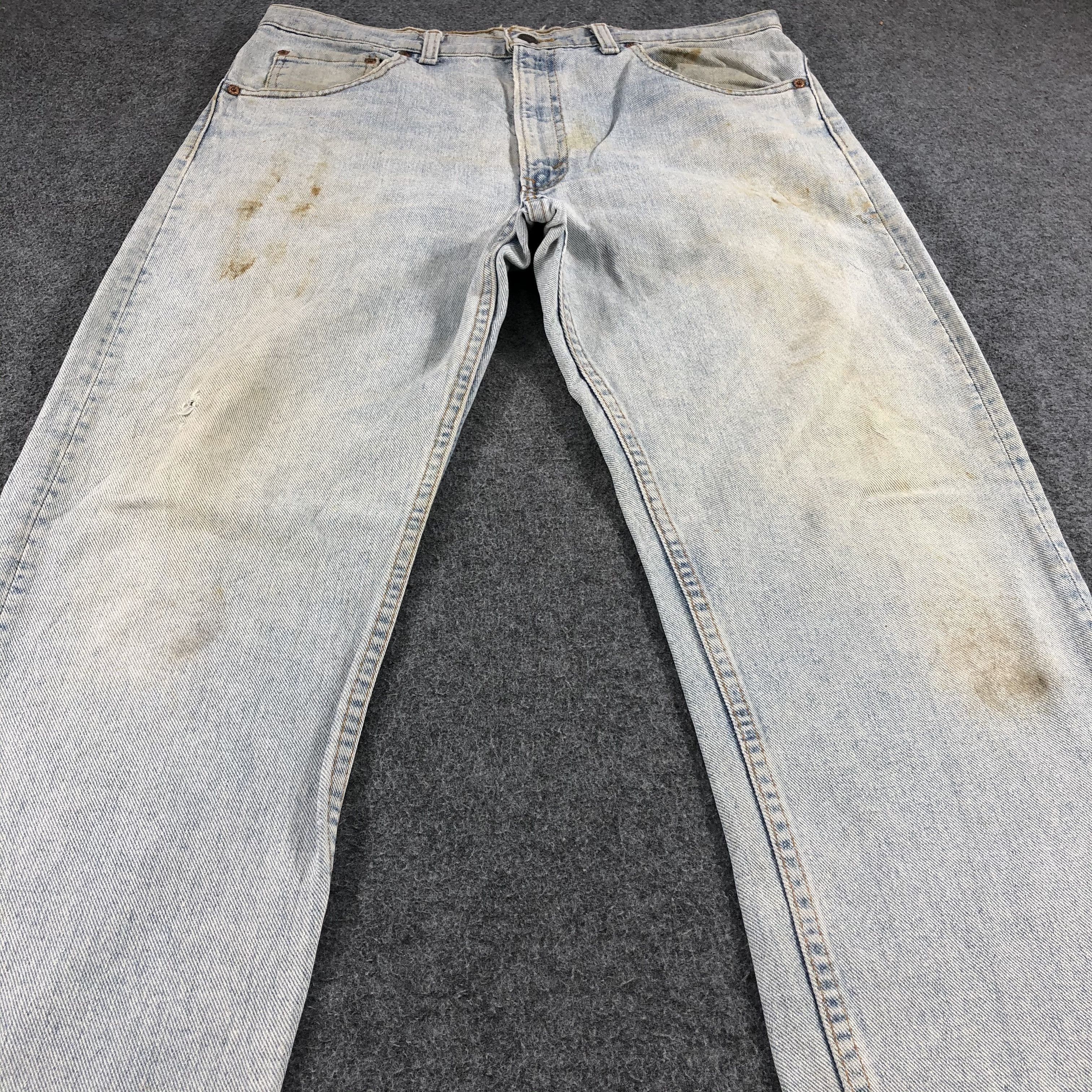 Levi's Vintage 90s Levis 505 Light Wash Jeans- J1335 Size US 36 / EU 52 - 3 Thumbnail