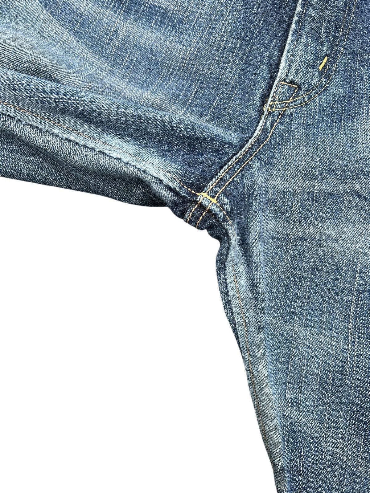 Kapital Vintage Edwin 505zx Selvedge Distressed Denim Jeans Size US 36 / EU 52 - 8 Thumbnail