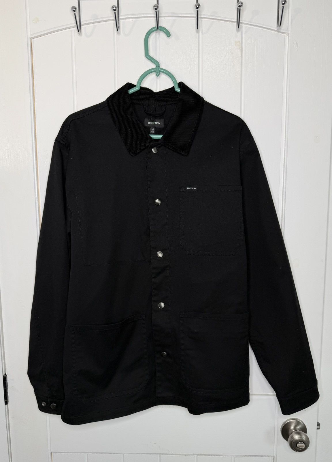 Brixton Brixton Survey Utility Chore Black Coat Size/Medium Size US M / EU 48-50 / 2 - 1 Thumbnail