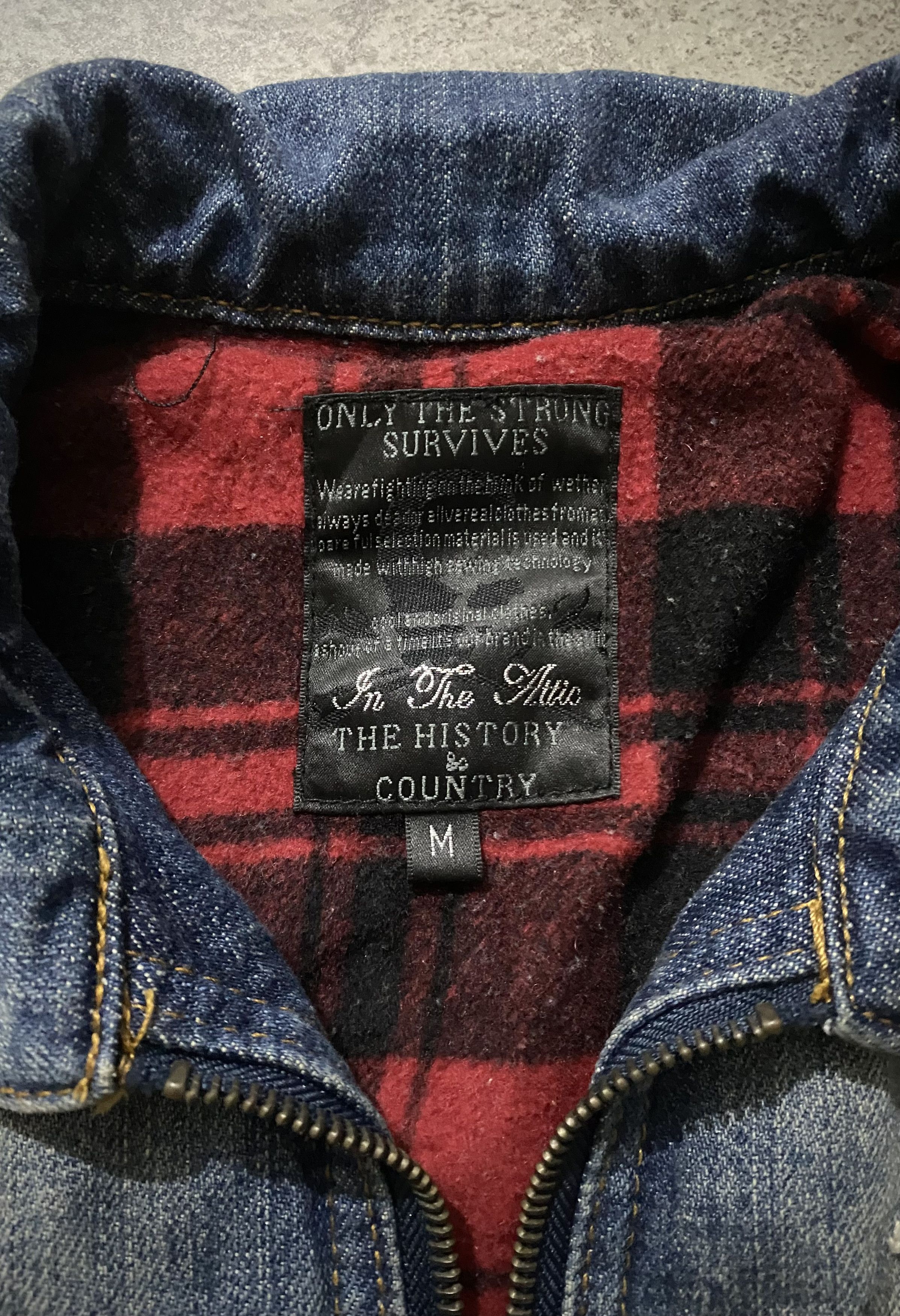 In The Attic IN THE ATTIC DISTRESSED IFSIXWASNINE DENIM JACKET Size US M / EU 48-50 / 2 - 8 Thumbnail