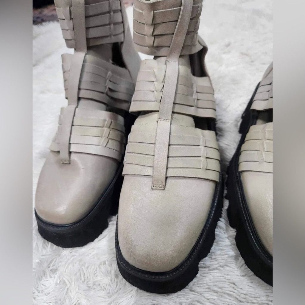 Free People Free People Hydra Huarache Lug Boots . Sh5 $198 Size US 7 / IT 37 - 6 Thumbnail