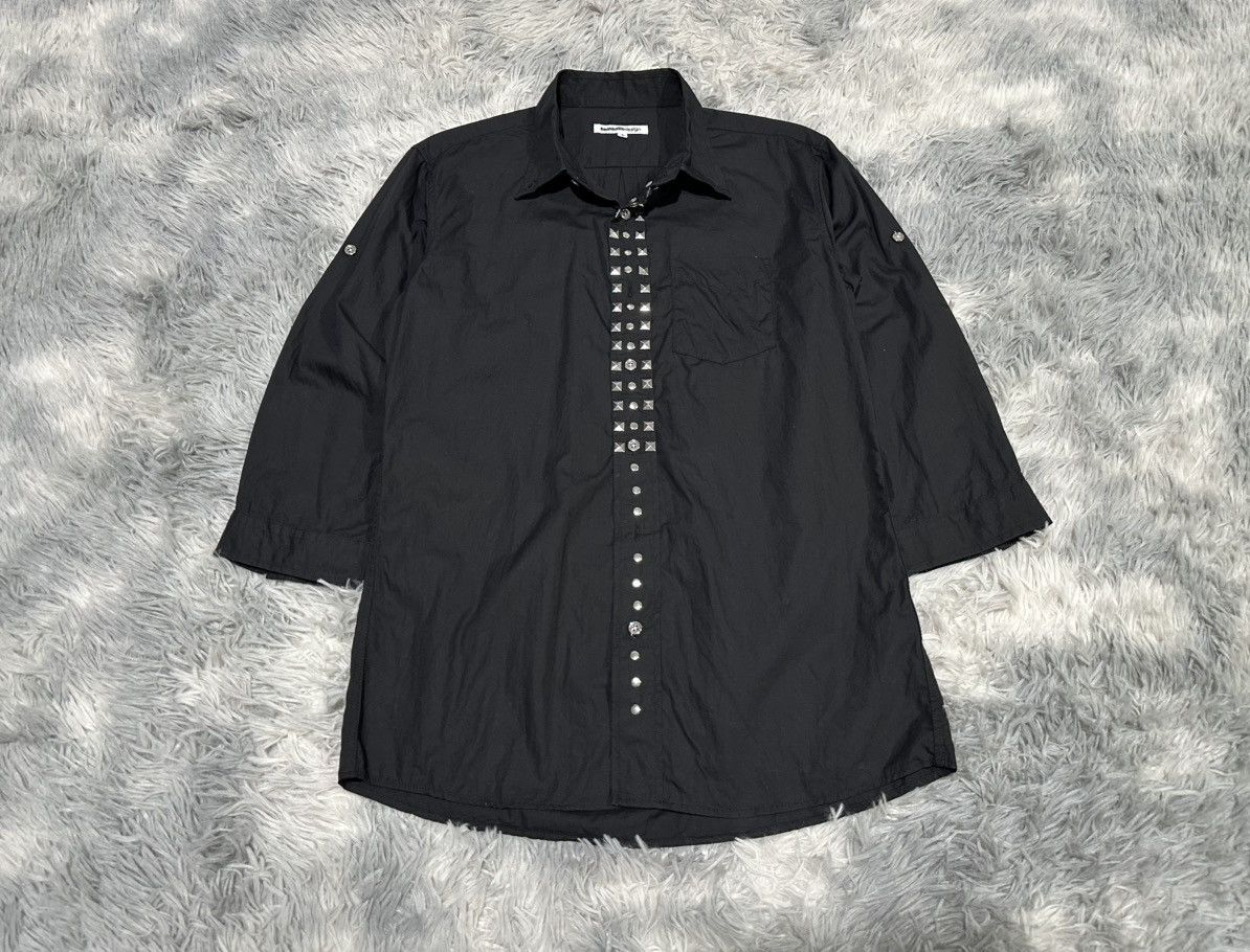 semanticdesign 🔥Rare Y2K Semantic Design Studded Shirt Button Ups Size US L / EU 52-54 / 3 - 7 Thumbnail