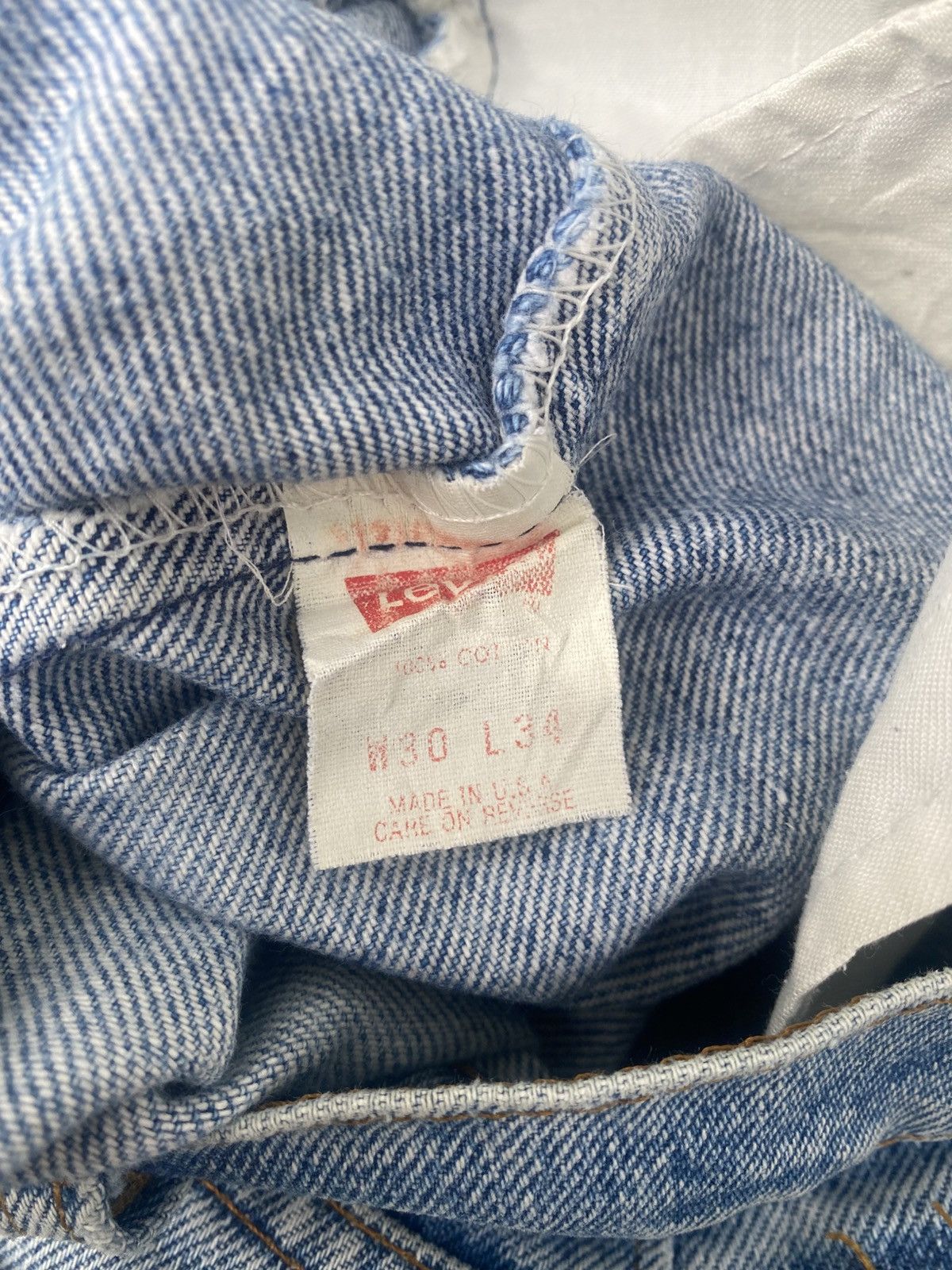 Levi's × Levi's Vintage Clothing × Vintage Vintage Levis 505 Faded Blue Jeans Size US 29 - 23 Thumbnail