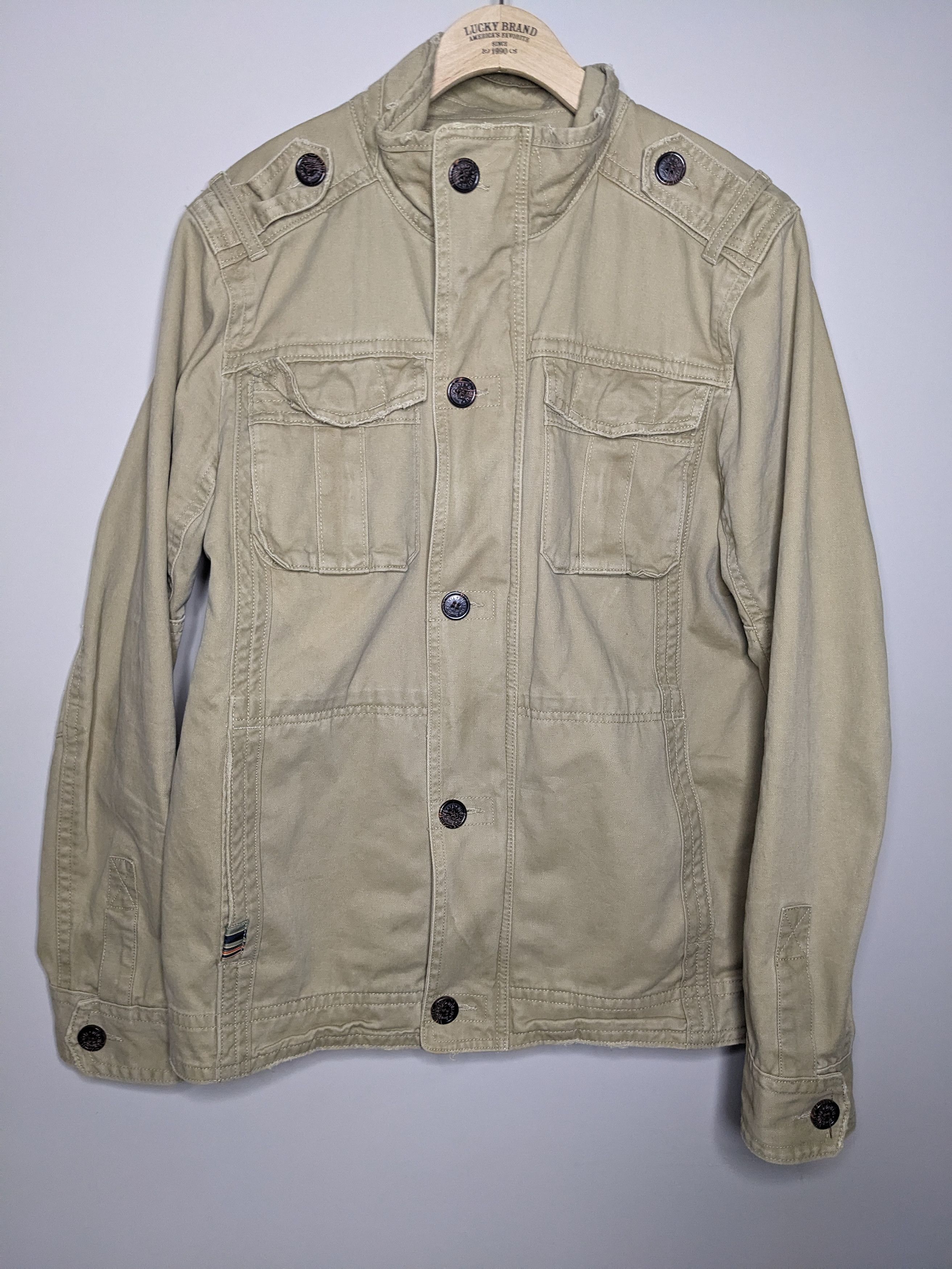 Triple 5 Soul VTG Triple Five Soul Military Field Jacket Large Canvas Y2K Size US L / EU 52-54 / 3 - 1 Thumbnail