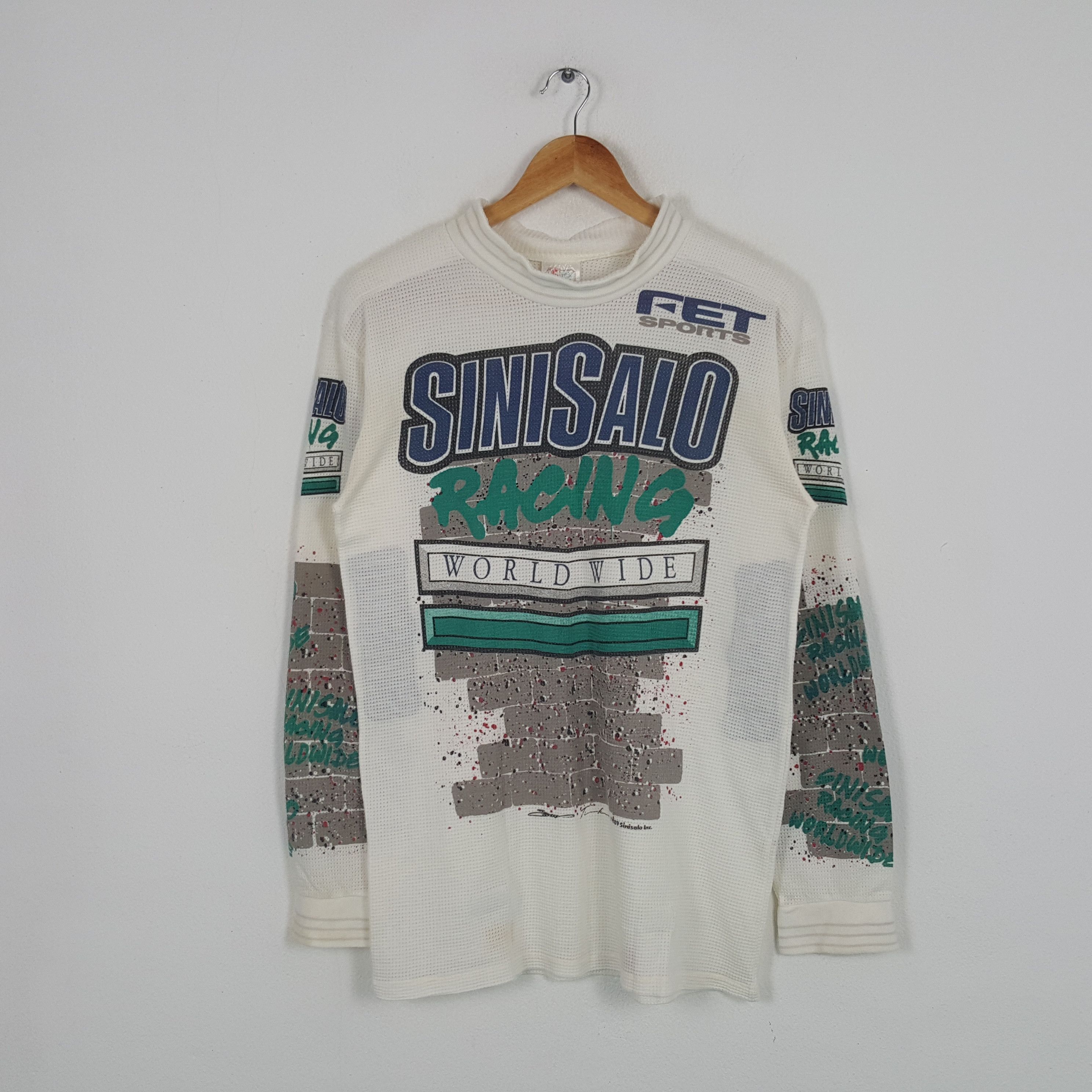 Vintage Vintage 80's Sinisalo Racing Outdoor Activity Tshirt Size US M / EU 48-50 / 2 - 1 Thumbnail