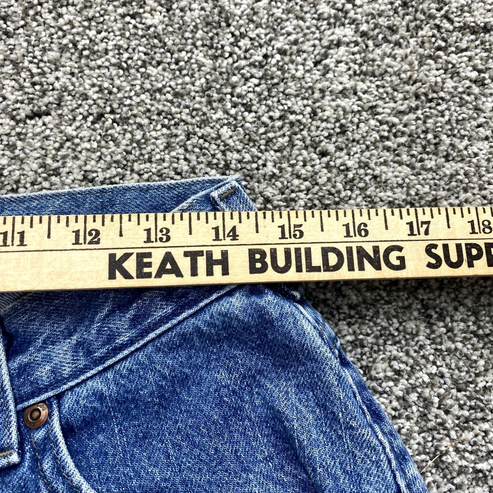 Lee VTG Lee Jeans Womens 14 Dark Blue Denim Pants Tapered Mom High Rise Y2K Western Jeans Moms 90s Retro USA Womens Size 36" / US 14 / IT 50 - 2 Thumbnail
