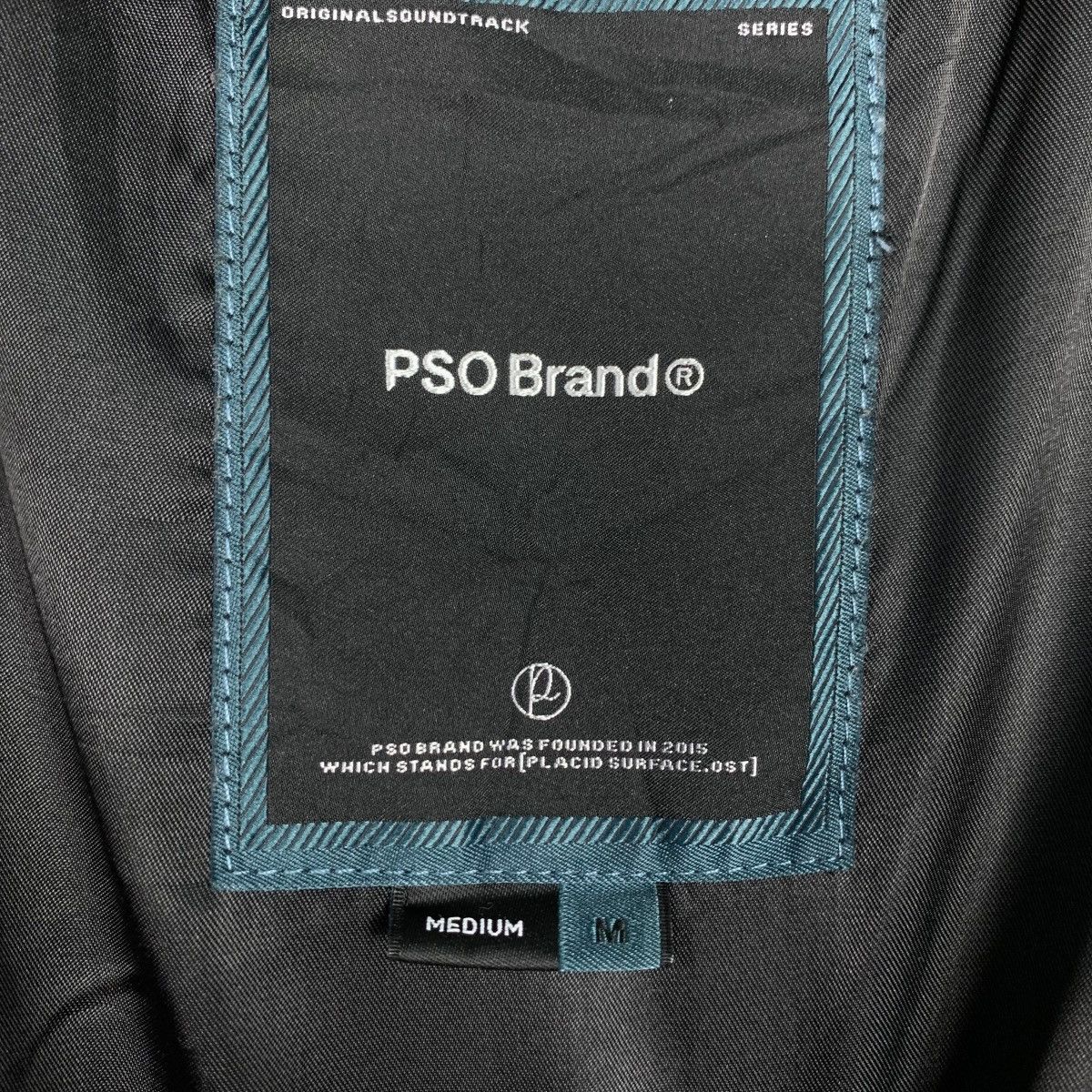 Japanese Brand PSO Brand Blue Black Corduroy Varsity Jacket #1846-C80 Size US M / EU 48-50 / 2 - 16 Thumbnail