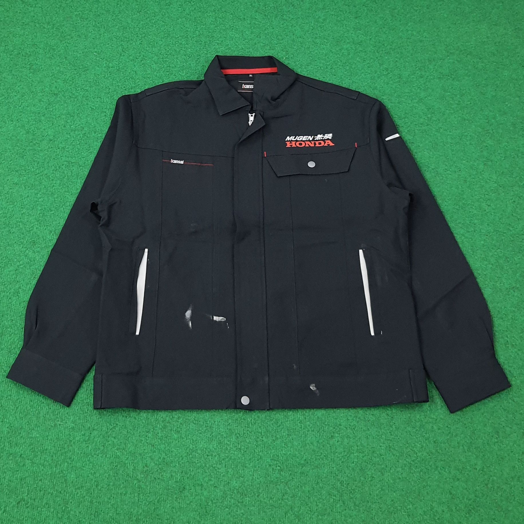 Japanese Brand Vintage Mugen Honda Motorsports Custom Jacket C266N1 Size US L / EU 52-54 / 3 - 2 Thumbnail