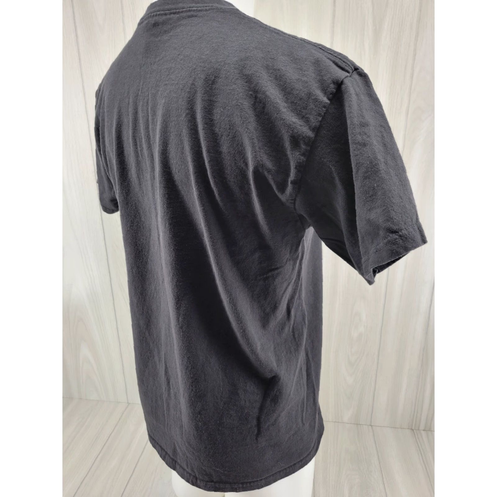 Delta Delta Black Ink Design Short Sleeve Crewneck T Shirt USMC Marines Large L Black Mens Size Regular Cotton Crew Neck Logo 100% Cotton Size US L / EU 52-54 / 3 - 6 Thumbnail