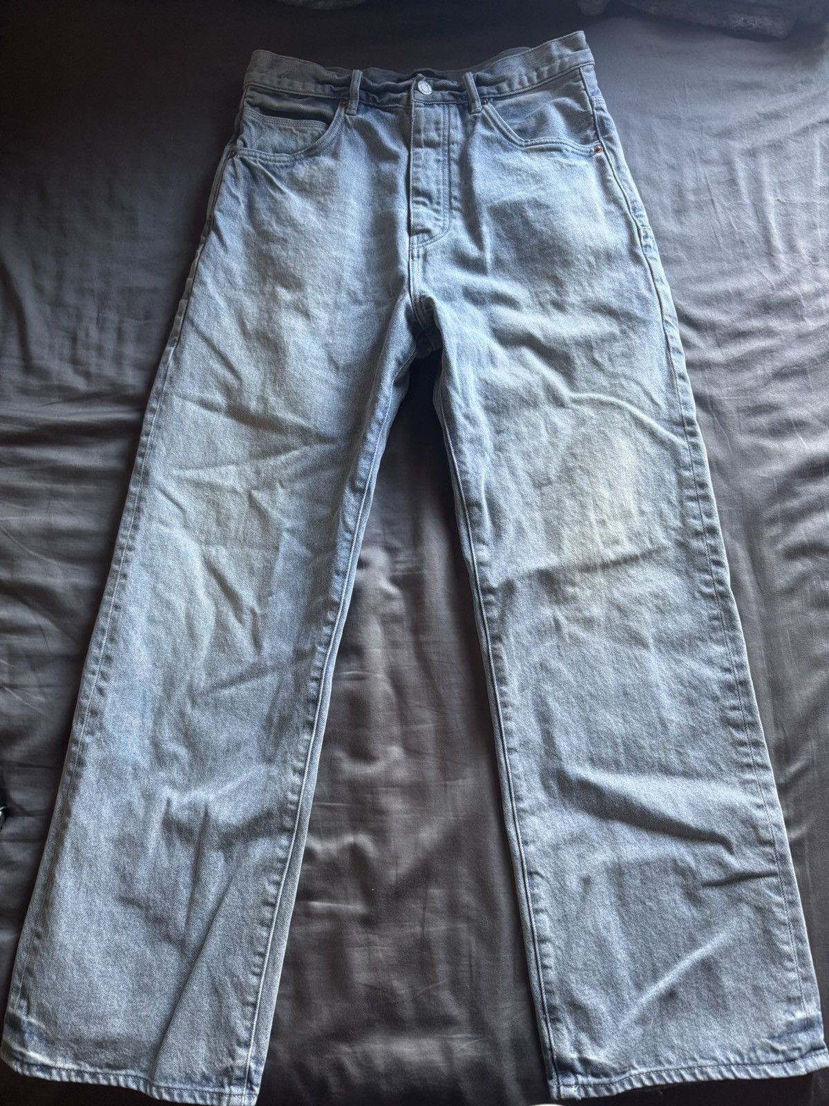 Purple Brand Purple jeans po18 indigo baggy Size US 31 - 1 Thumbnail