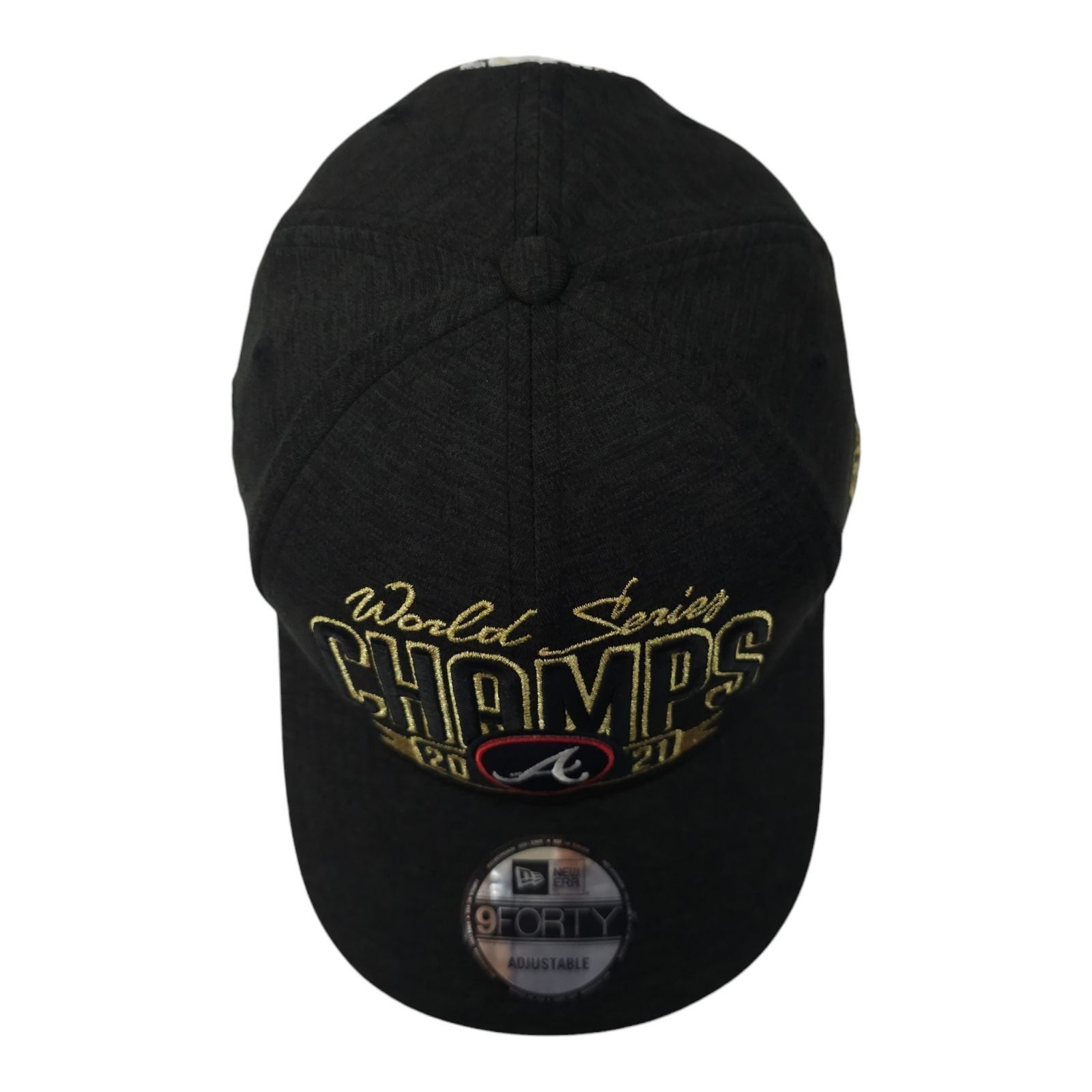 New Era Atlanta Braves Snapback Hat MLB 2021 World Series Champs Cap Size ONE SIZE - 6 Thumbnail