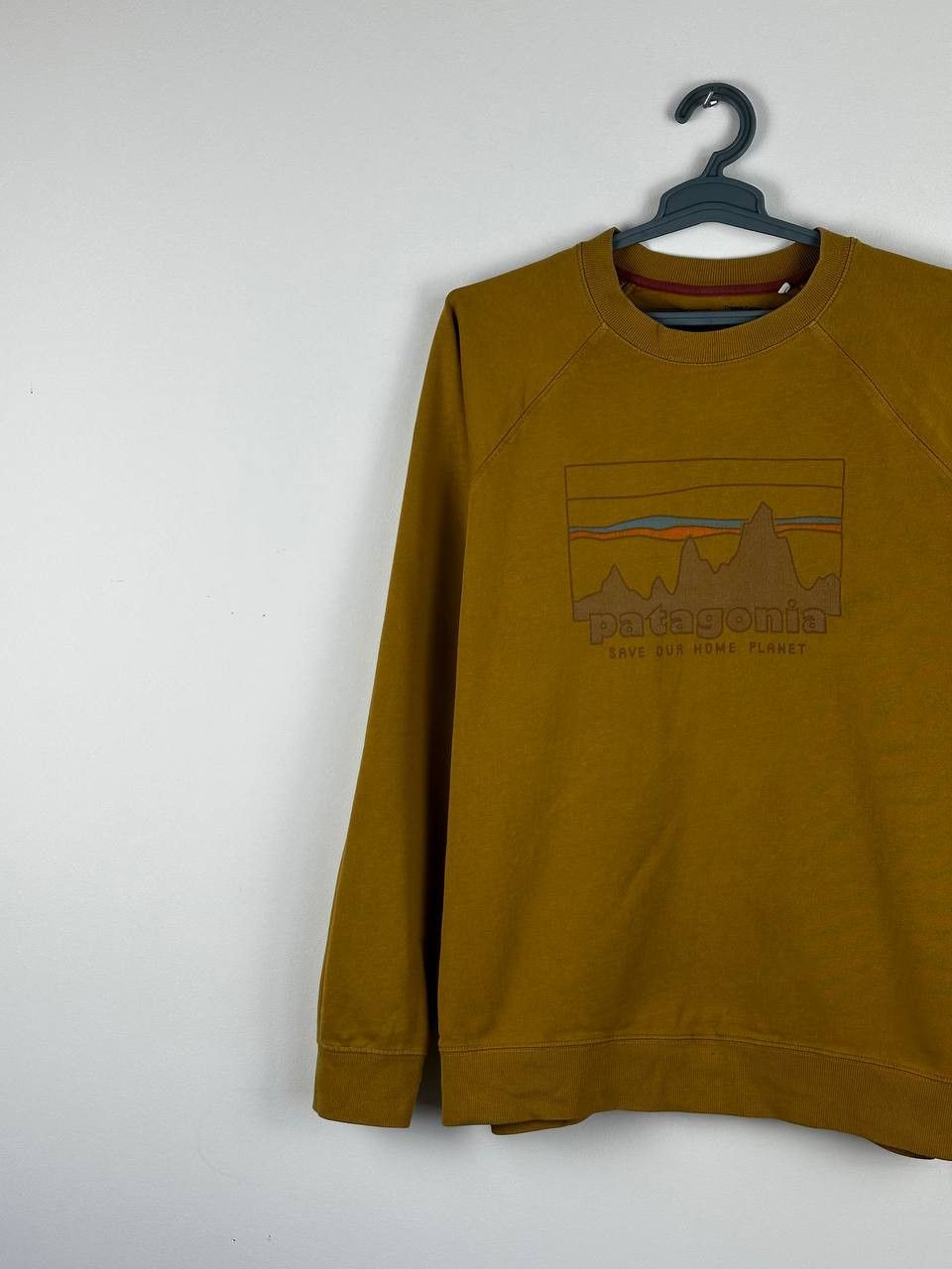 Patagonia × Vintage Vintage Patagonia Organic Cotton Sweatshirt Size US L / EU 52-54 / 3 - 3 Thumbnail