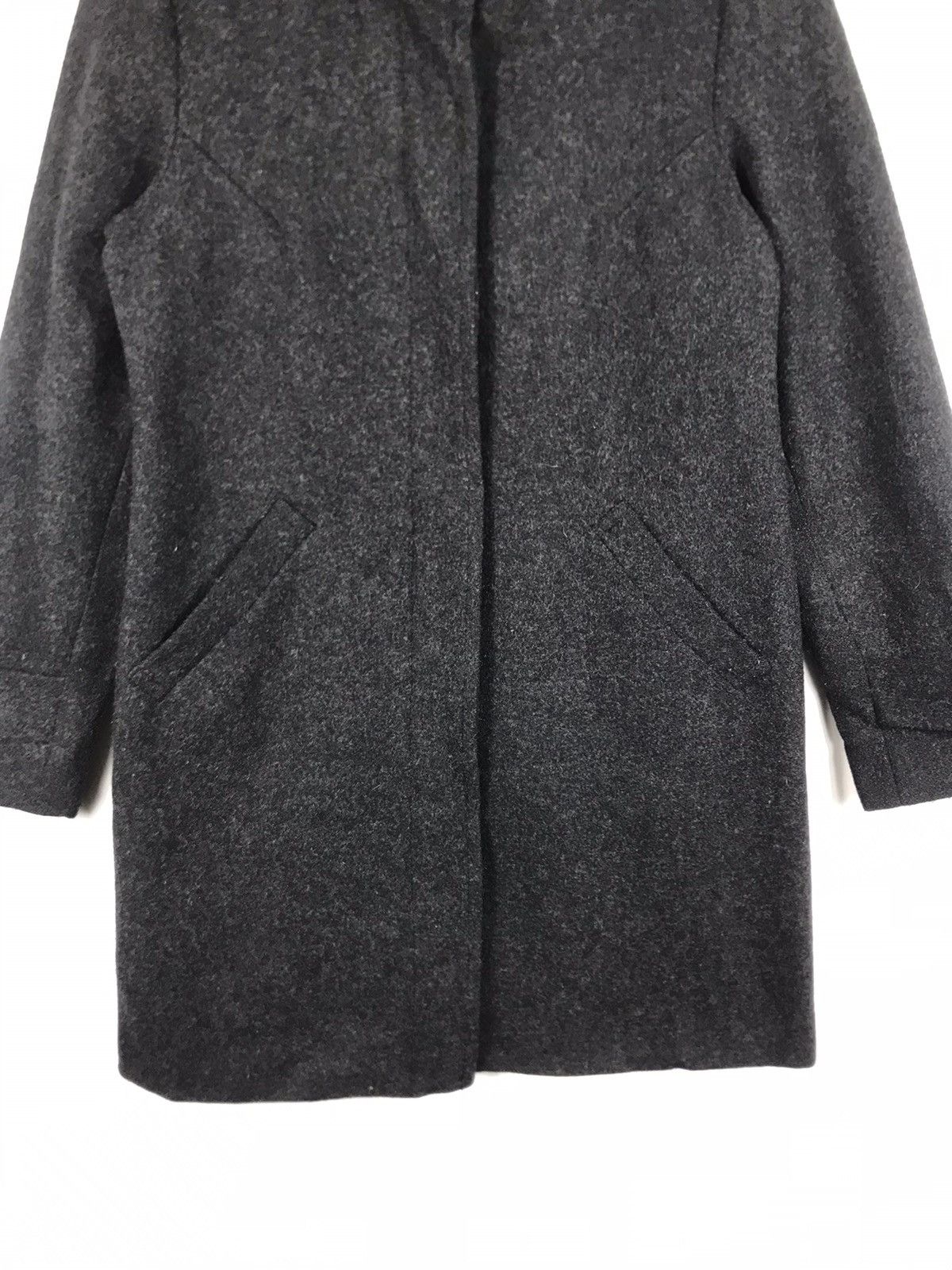 Designer × Japanese Brand × Vintage ⚡️Vintage A.O Wool Hooded Button Long Jacket Size XS / US 0-2 / IT 36-38 - 5 Thumbnail