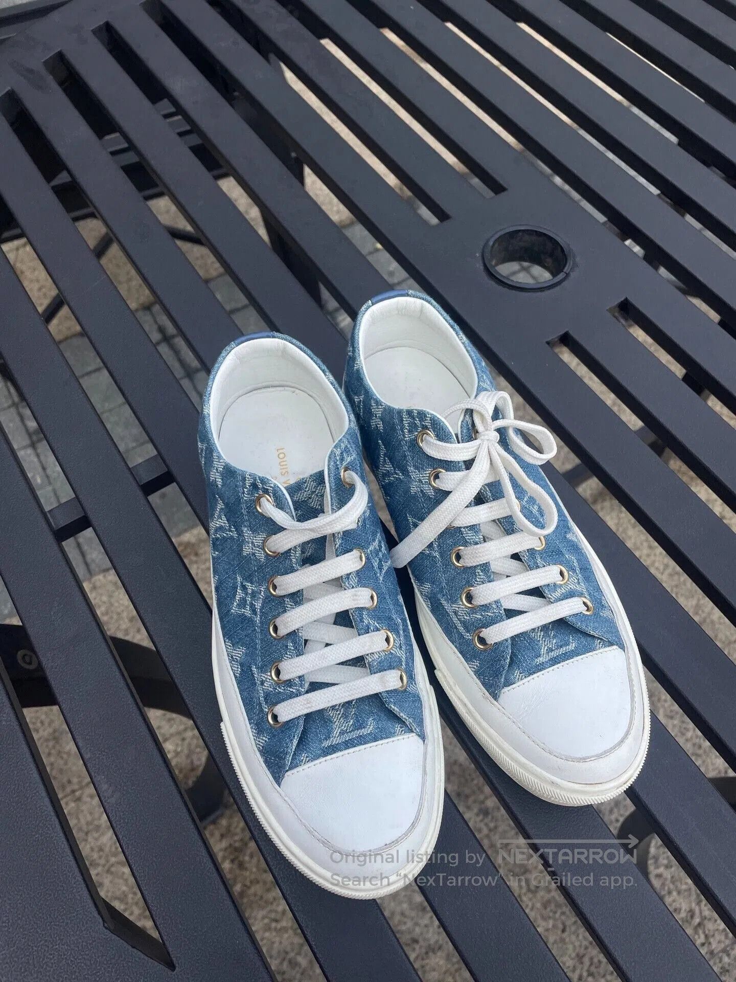 LVXWA Louis Vuitton Blue Sneakers for Sale. Size US 7 / IT 37 - 1 Thumbnail