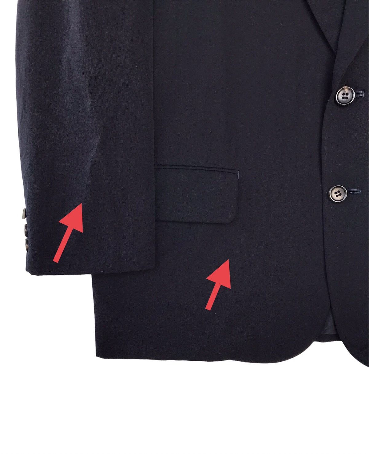 Comme des Garcons AD1980 VINTAGE COMME DES GARCONS HOMME SUIT JACKET Size US M / EU 48-50 / 2 - 9 Thumbnail
