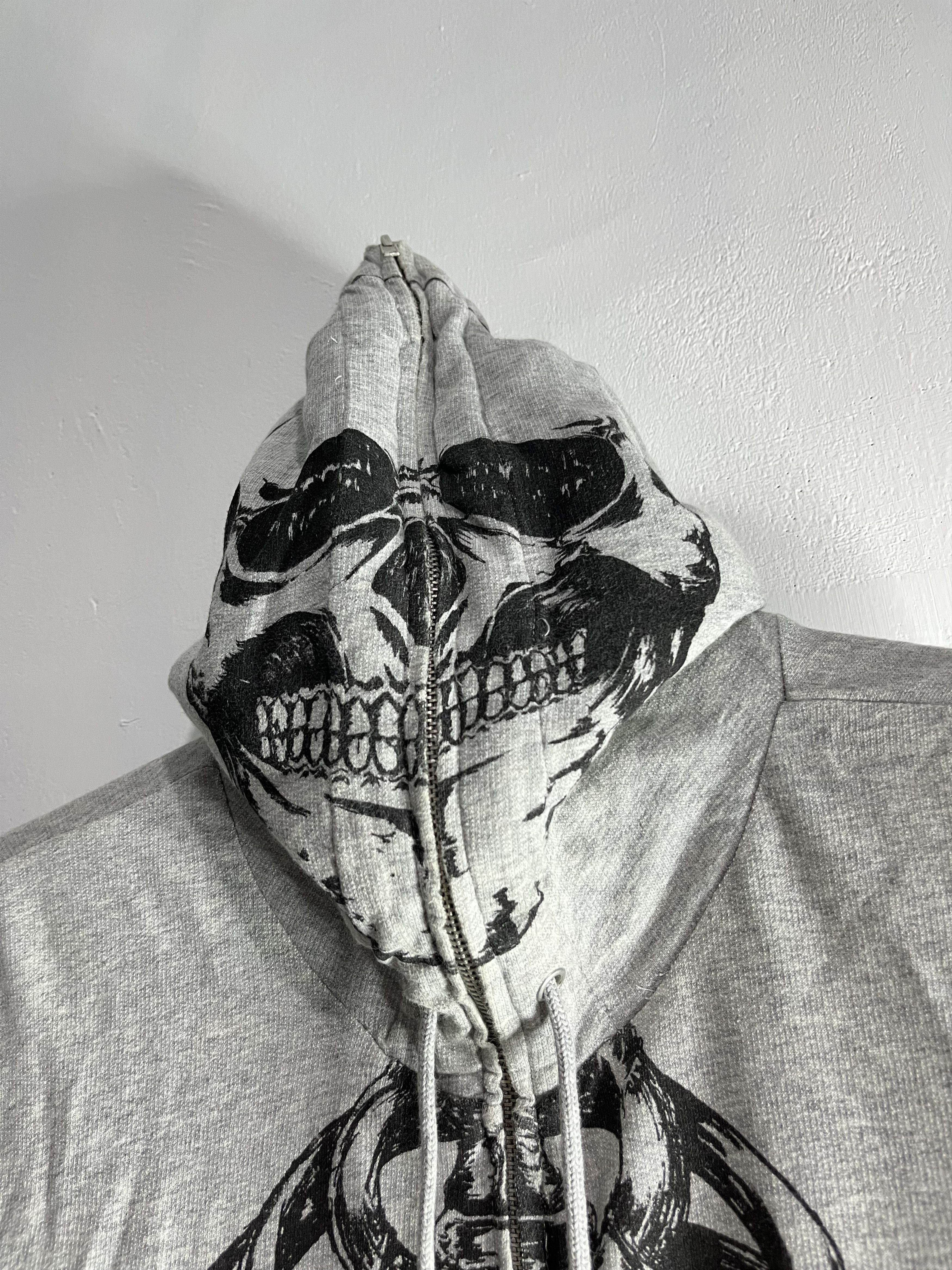 Le Grande Bleu (L.G.B.) Crazy glad news skeleton hoodie Size US L / EU 52-54 / 3 - 8 Thumbnail