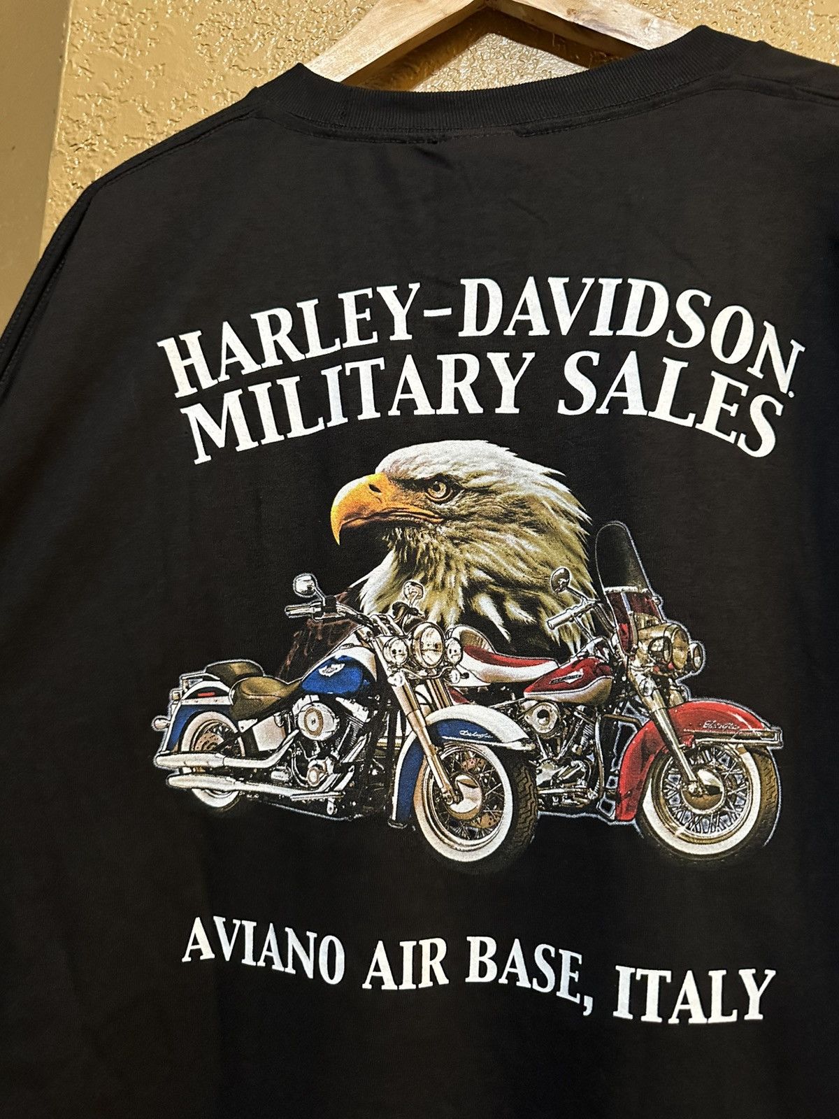 Harley Davidson 🦅 Harley Davidson Eagle Italy T Shirt Size US XXL / EU 58 / 5 - 3 Thumbnail