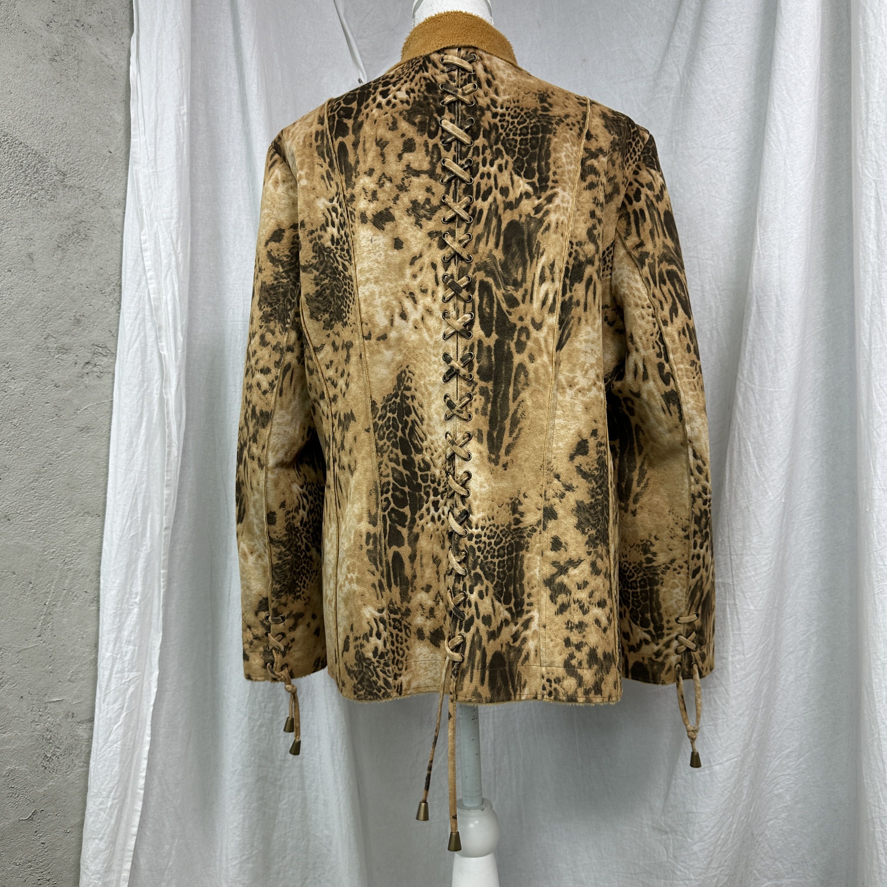 Vintage Vintage Avant Garde Opium Old Money Cheetah Jacket 00s Size M / US 6-8 / IT 42-44 - 3 Thumbnail