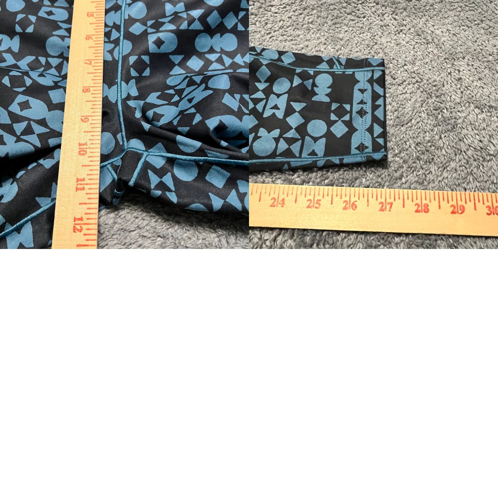 Mountain Hardwear Mountain Hardwear Leggings Womens Large Blue / Black Pickets Tight Ankle L Regular Womens Size 36" / US 14 / IT 50 - 8 Thumbnail