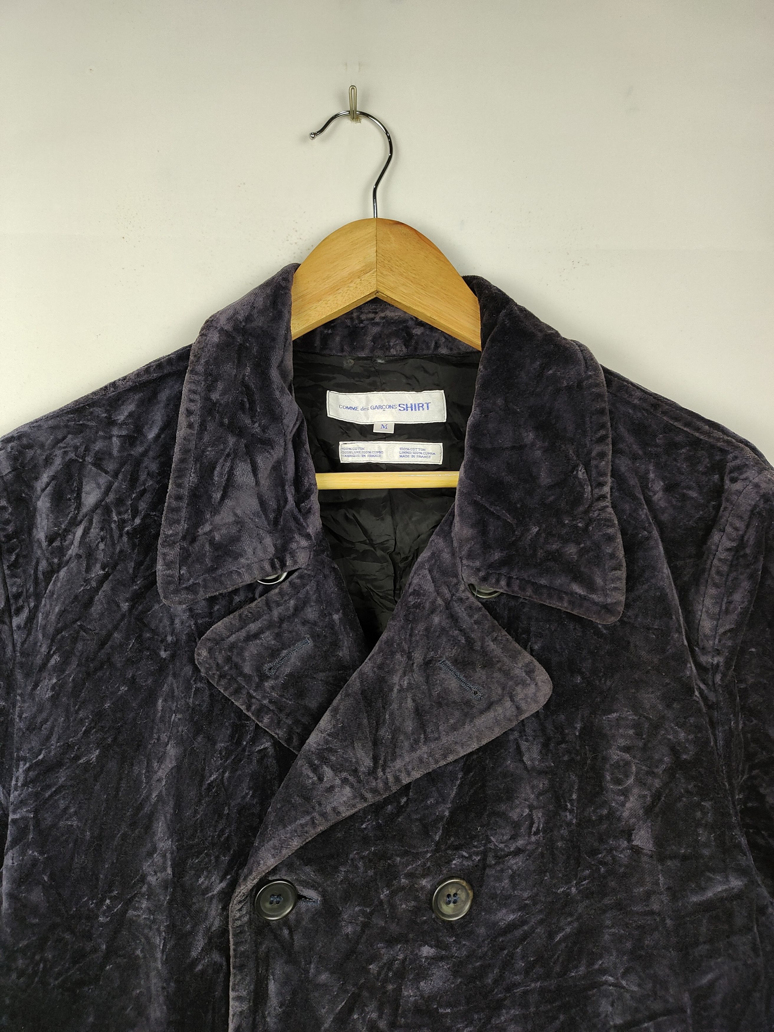 Comme des Garcons × Vintage Vintage Comme Des Garçons Wool Long Coat Size US M / EU 48-50 / 2 - 2 Thumbnail