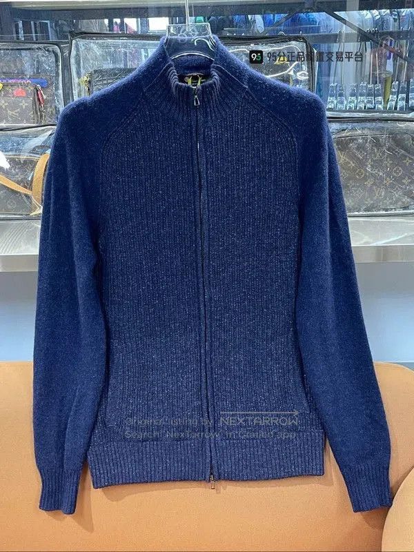 Loro Piana Loro Piana Men's Solid Zip Long. Size US M / EU 48-50 / 2 - 3 Thumbnail