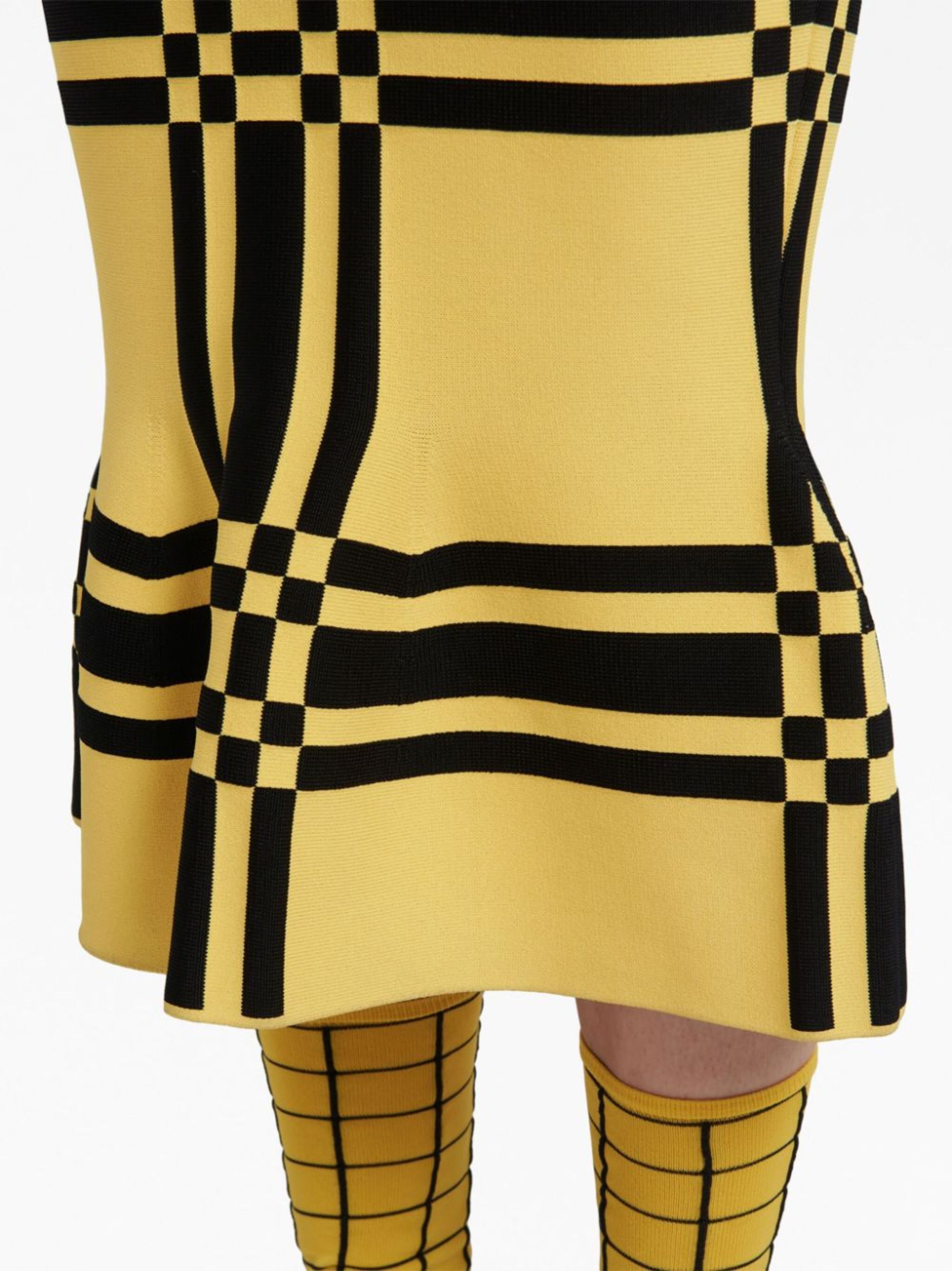 Marni o1w1db10125 Dress in Yellow & Black Size M / US 6-8 / IT 42-44 - 6 Thumbnail