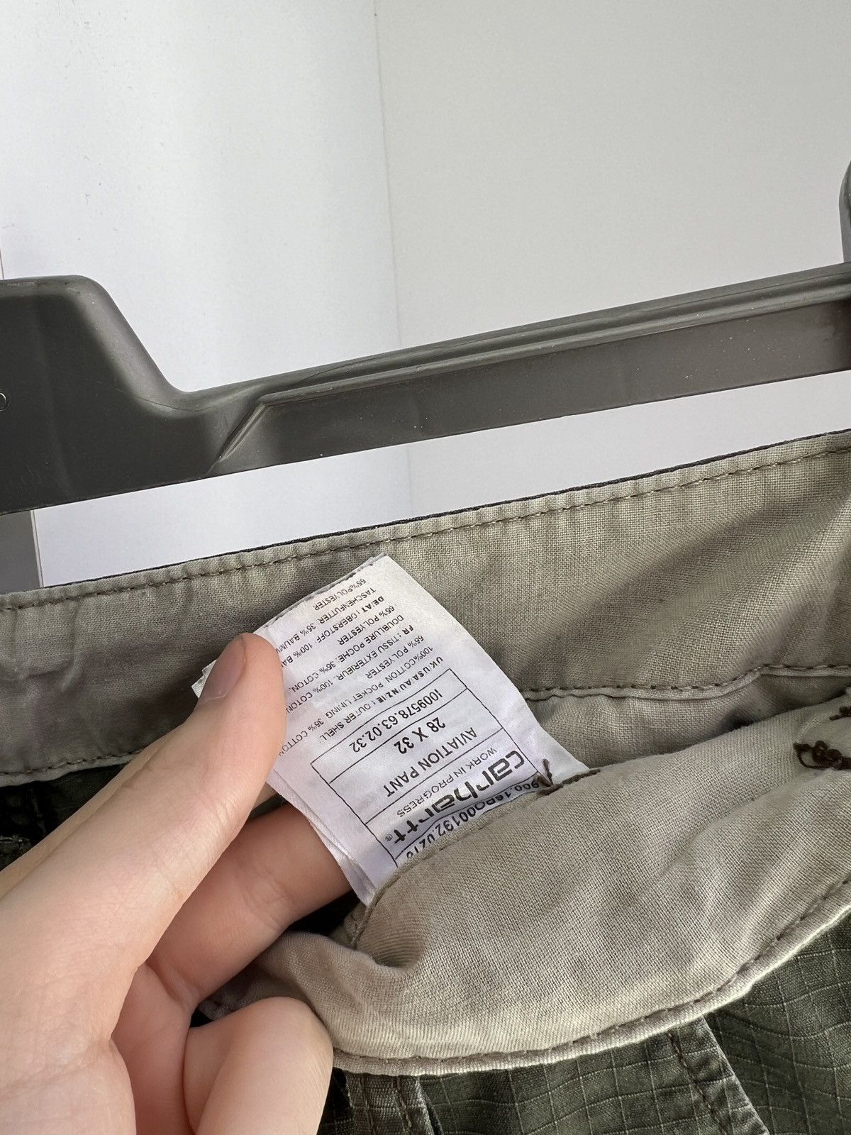 Carhartt × Vintage Carhartt Khaki Cargo pants Size US 28 / EU 44 - 7 Thumbnail