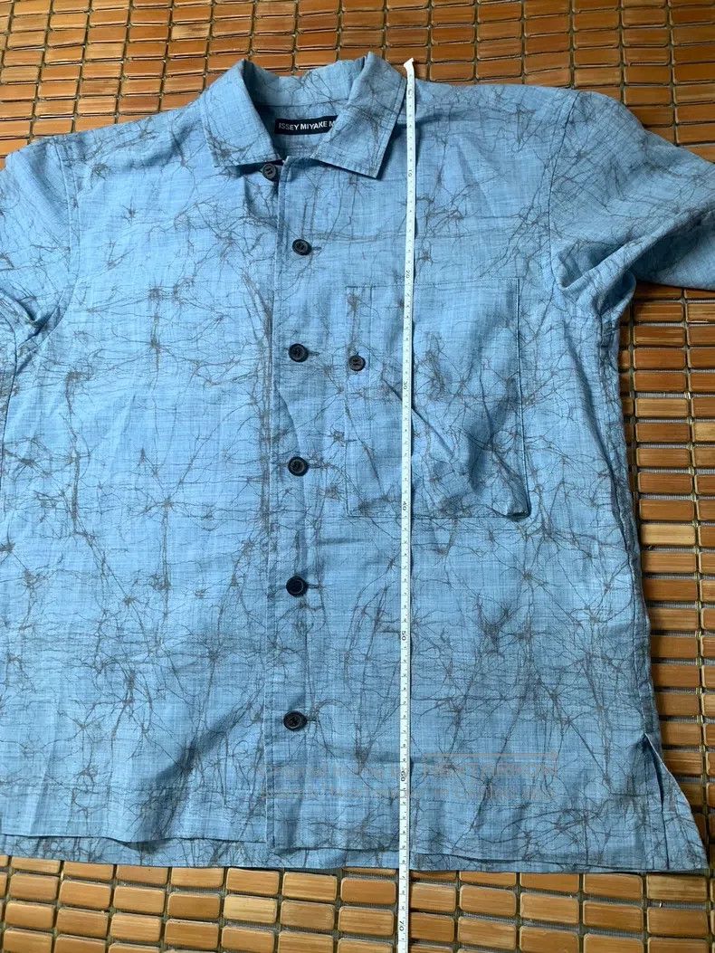 Issey Miyake Issey Miyake Linen blend short-sleeve shirt Size US M / EU 48-50 / 2 - 8 Thumbnail