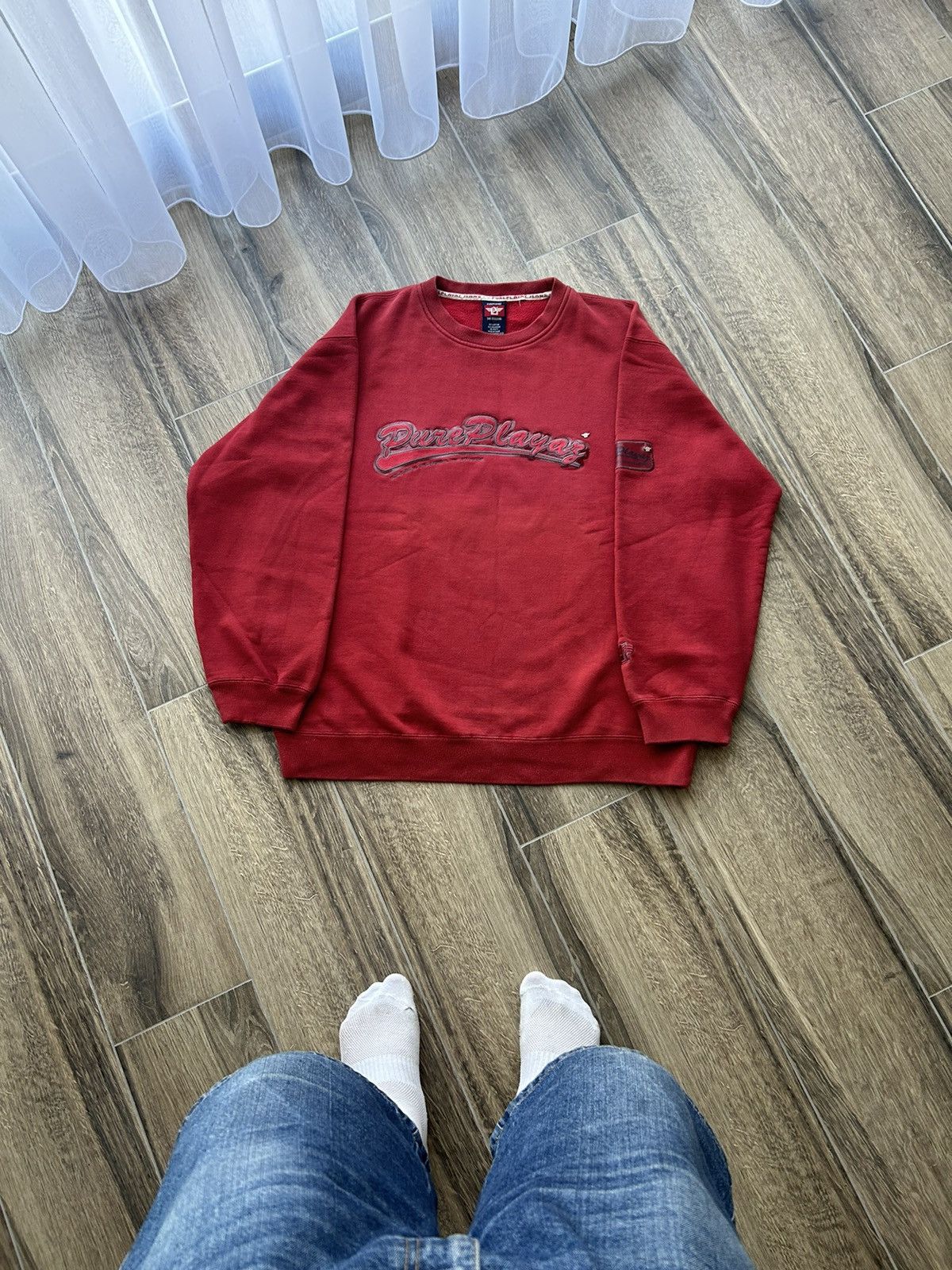 Rap Tees × Vintage Vintage Y2k Big logo PurePlayaz rap oversized sweatshirt 90s Size US XL / EU 56 / 4 - 1 Thumbnail