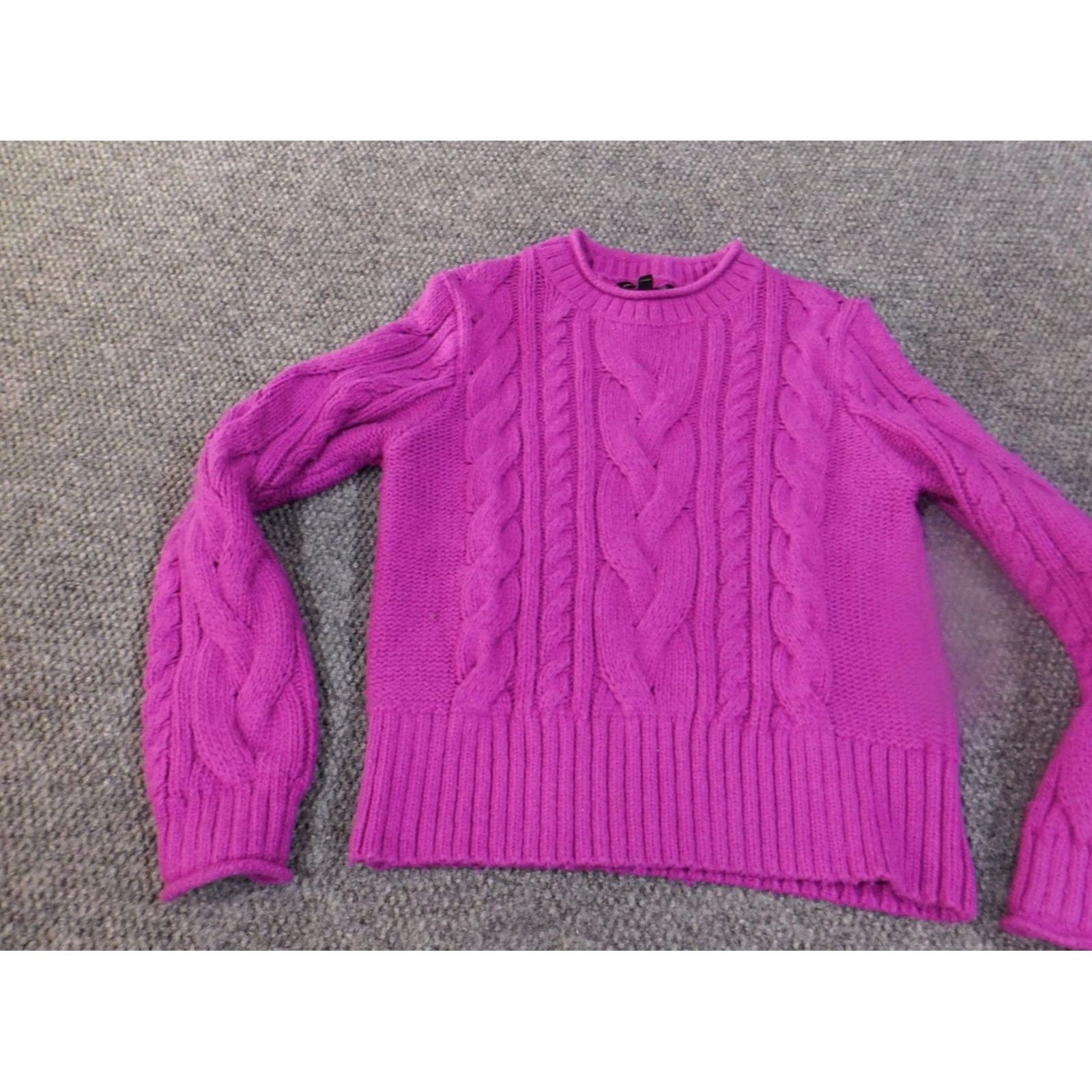 Banana Republic Banana Republic Sweater Womens M Purple Pullover Knit Crewneck Raglan Long Sleeve Size M / US 6-8 / IT 42-44 - 3 Thumbnail
