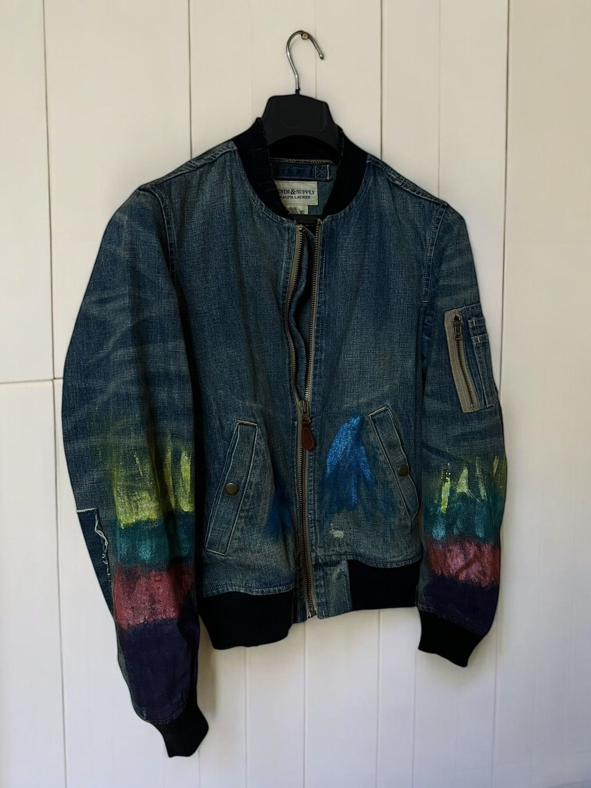 Denim & Supply Ralph Lauren × Designer × Polo Ralph Lauren Offer!🫵🏻 DENIM & SUPPLY RALPH LAUREN DENIM BOMBER JACKET MA1 Size US M / EU 48-50 / 2 - 2 Thumbnail