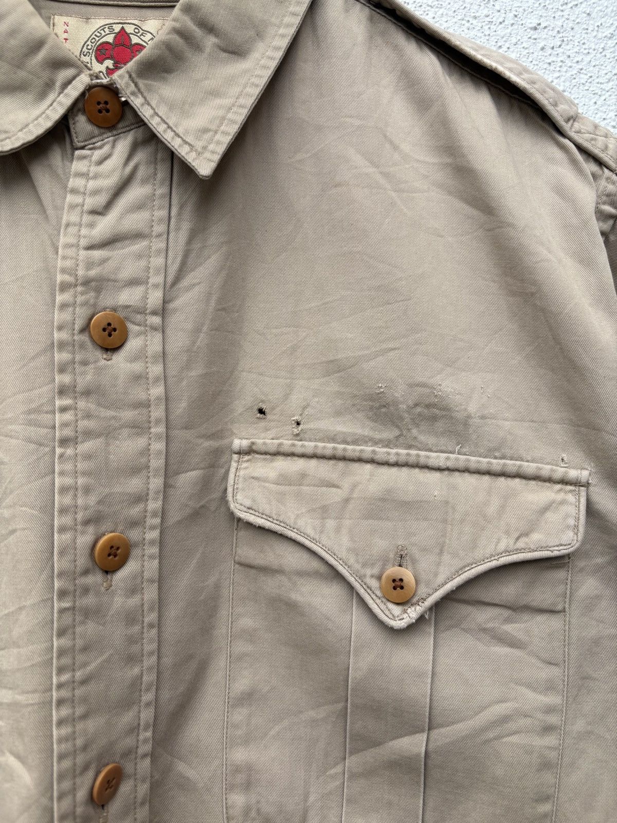 Ralph Lauren Vintage 1980 Boy Scout of America Shirt by Polo Ralph Lauren Size US L / EU 52-54 / 3 - 6 Thumbnail
