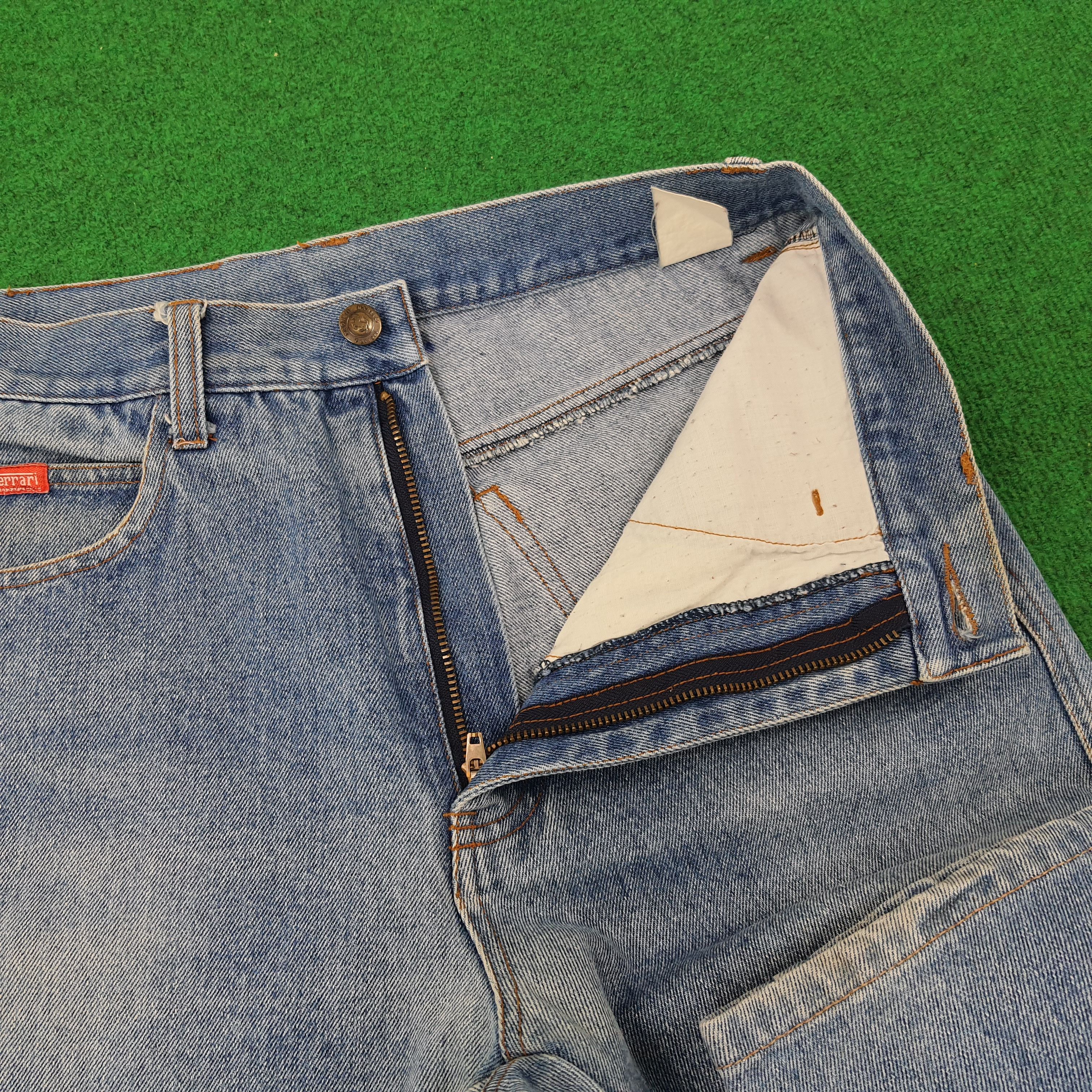 Ferrari × Vintage Vintage FERRARI Magneti Marelli Jeans C235N24 Size US 29 - 7 Thumbnail