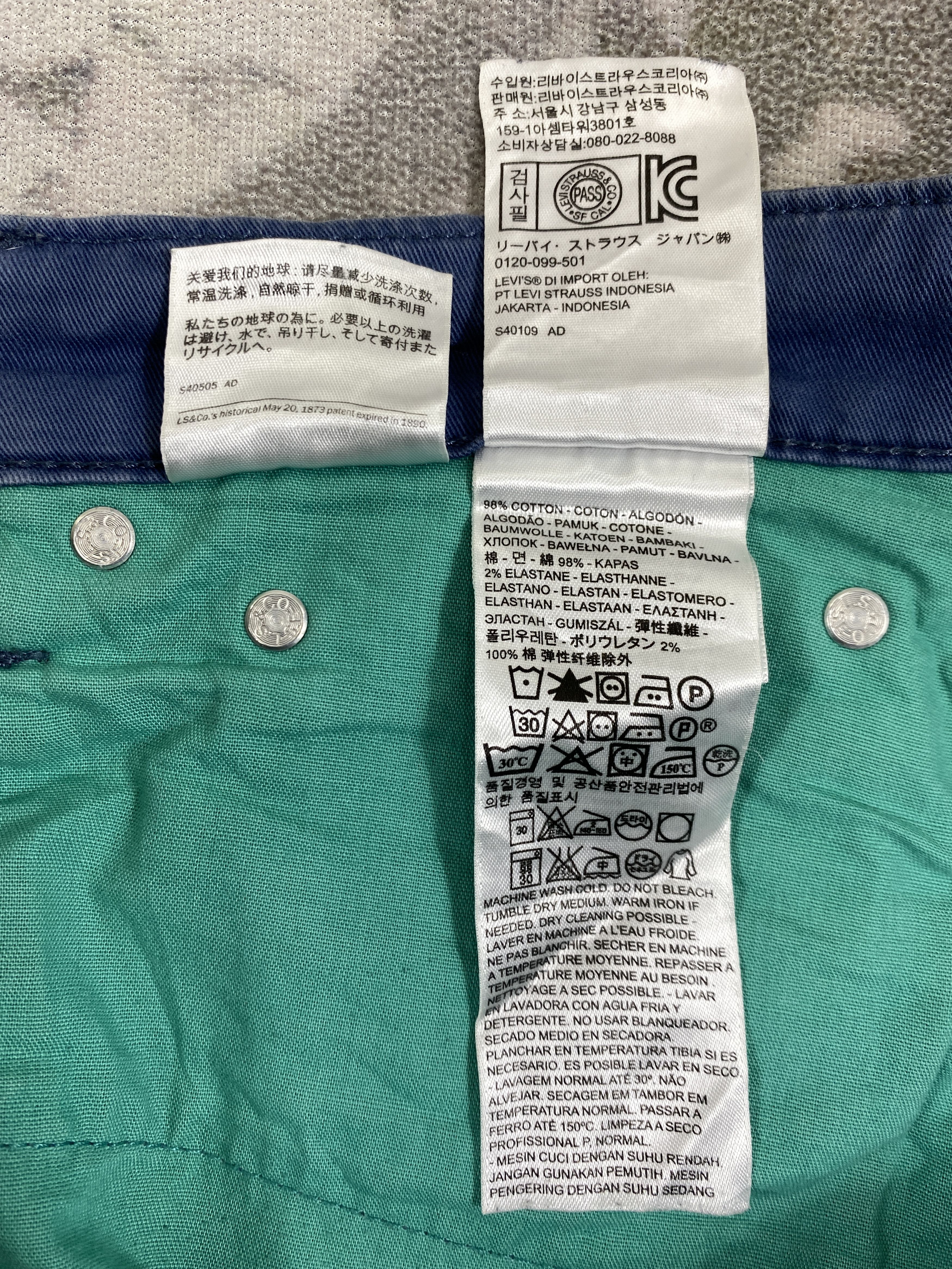 Levi's Levi's 511 Blue Jeans 34x30 -JN299 Size US 34 / EU 50 - 10 Thumbnail