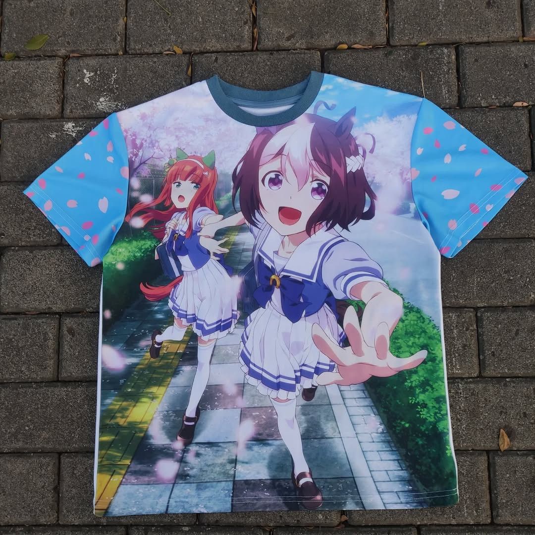 Anime Rare Uma Musume Anime Tee Size US L / EU 52-54 / 3 - 2 Thumbnail