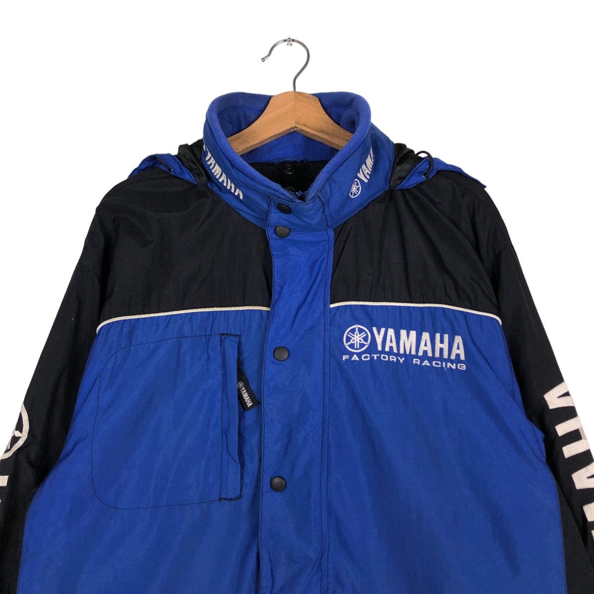 Japanese Brand 🔥Vintage Biker Jacket Yamaha Big Logo Spell Out Racing Wear Size US M / EU 48-50 / 2 - 3 Thumbnail