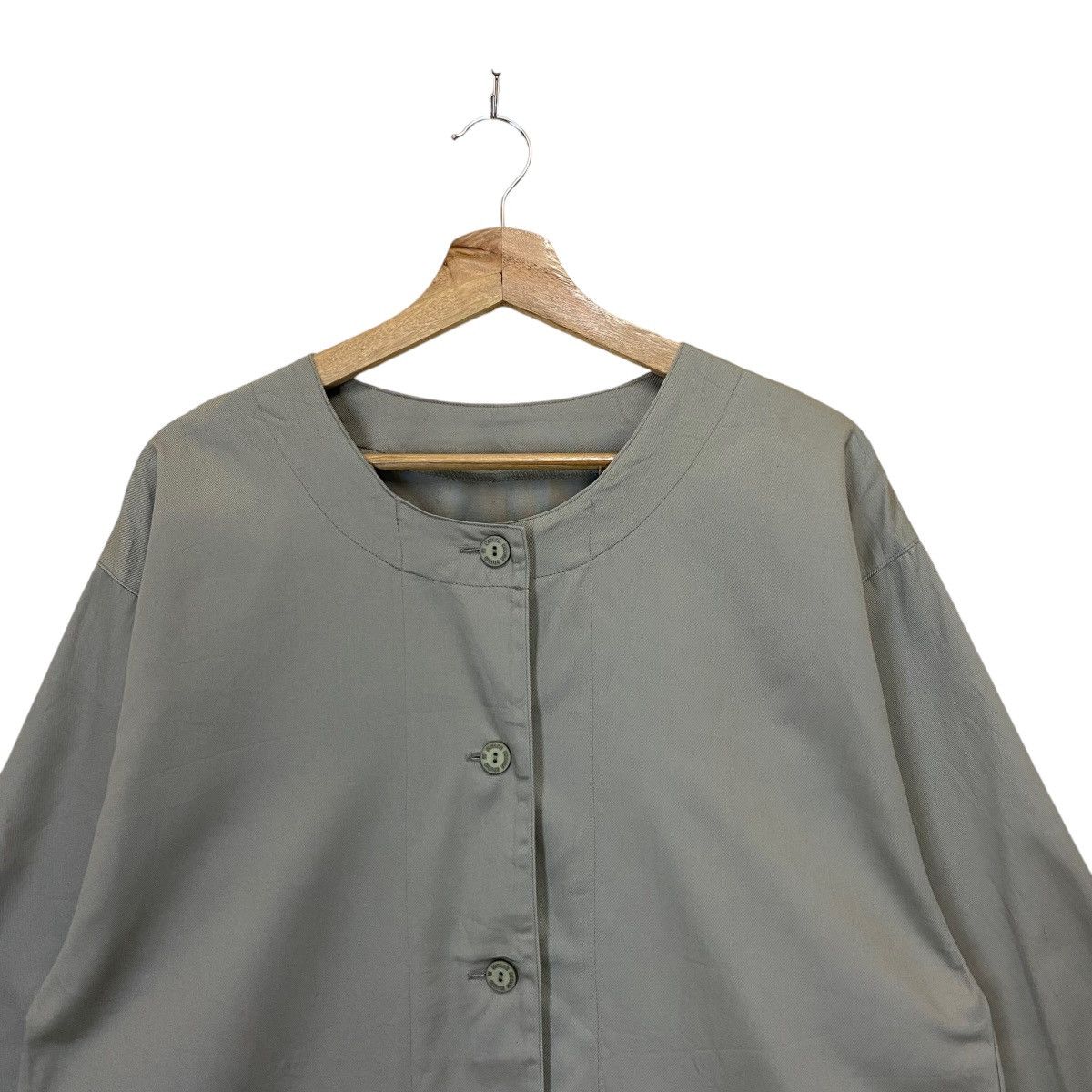 Issey Miyake Issey Miyake Design Studio Workwear Long Coat Jacket Size M Size US M / EU 48-50 / 2 - 4 Thumbnail