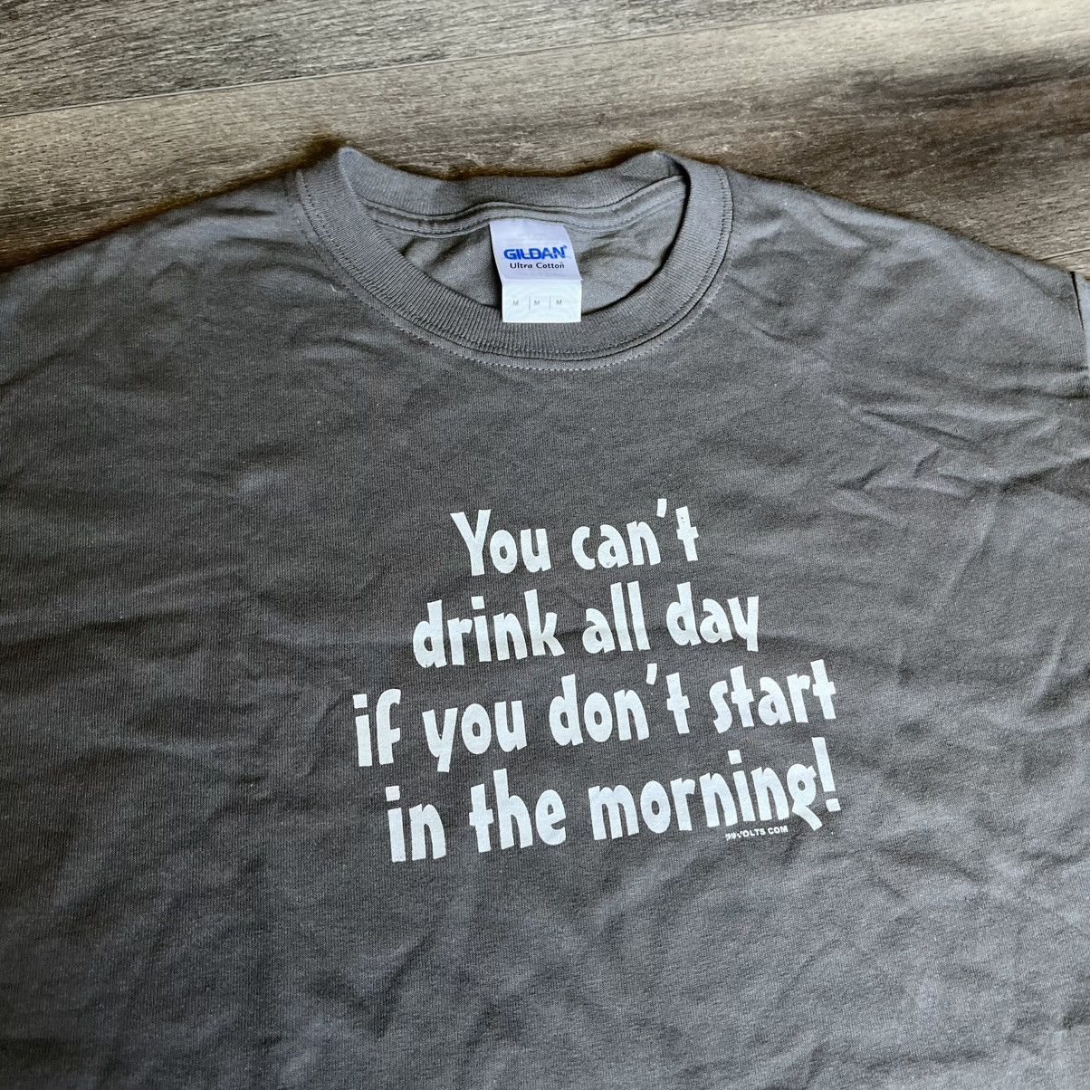 Haunted Starbucks Vintage 2000s You Can’t Drink All Day if You Don’t Start Tee Size US M / EU 48-50 / 2 - 1 Thumbnail