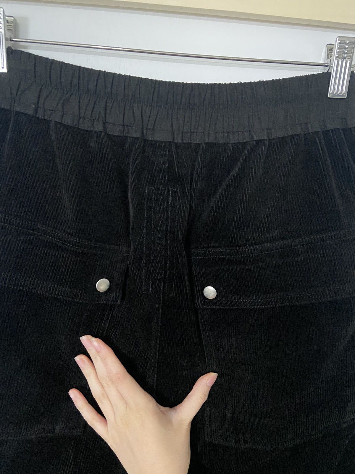 Rick Owens Drkshdw Rick Owens Drkshdw Corduroy Bela Drop Crotch Pants Size US 30 / EU 46 - 5 Thumbnail