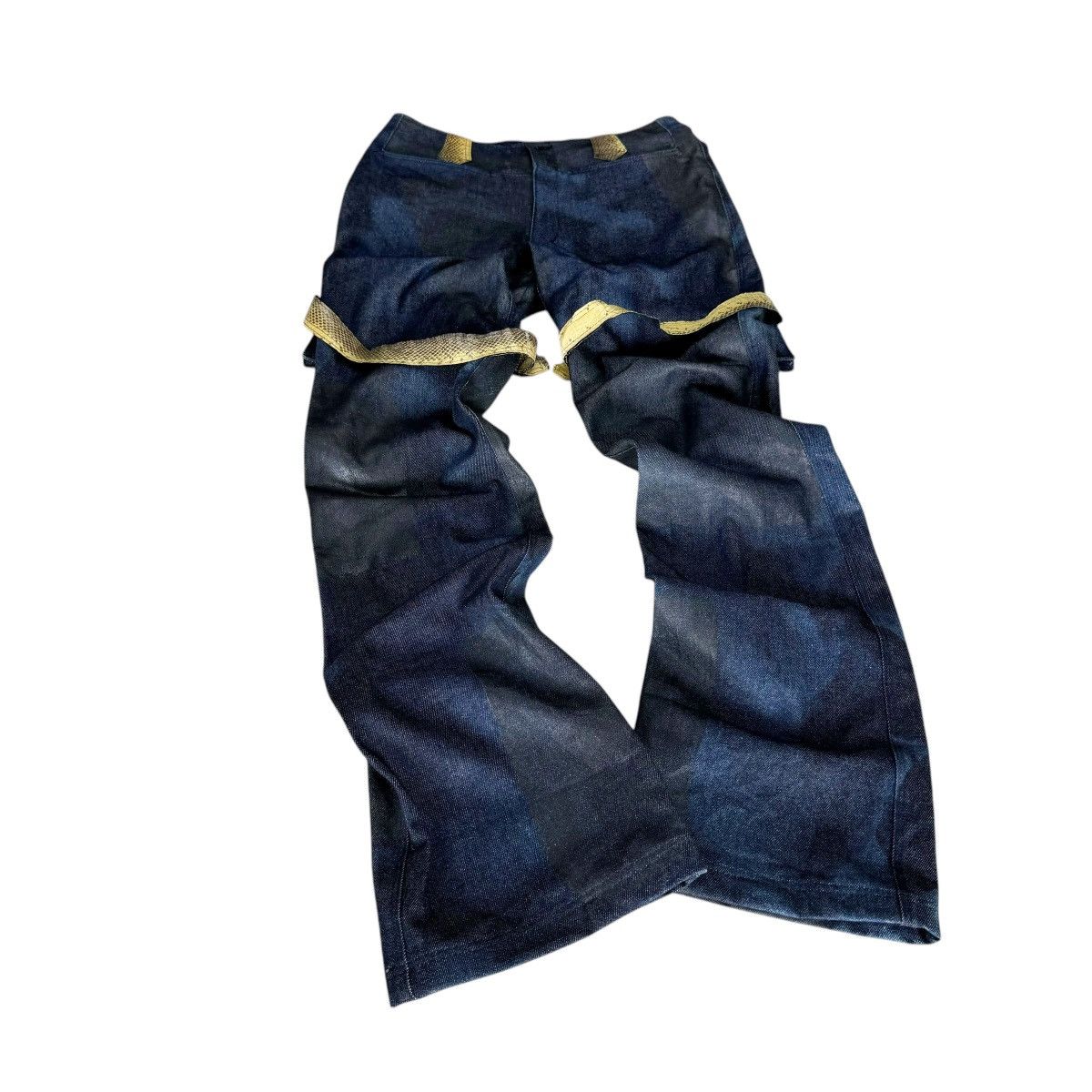 Japanese Brand 🌟ARRSTON VOLAJU KOSHIN SATOH SHOW SAMPLE BONDAGE PANTS Size US 30 / EU 46 - 10 Thumbnail