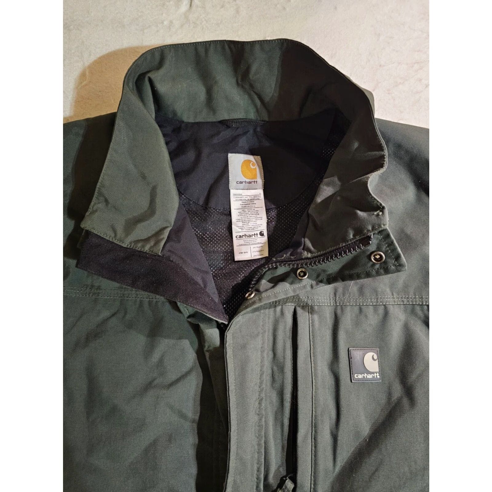 Carhartt Carhartt Signature Waterproof Breathable Softshell Jacket Green Full Zip J162 XL Size US XL / EU 56 / 4 - 4 Thumbnail