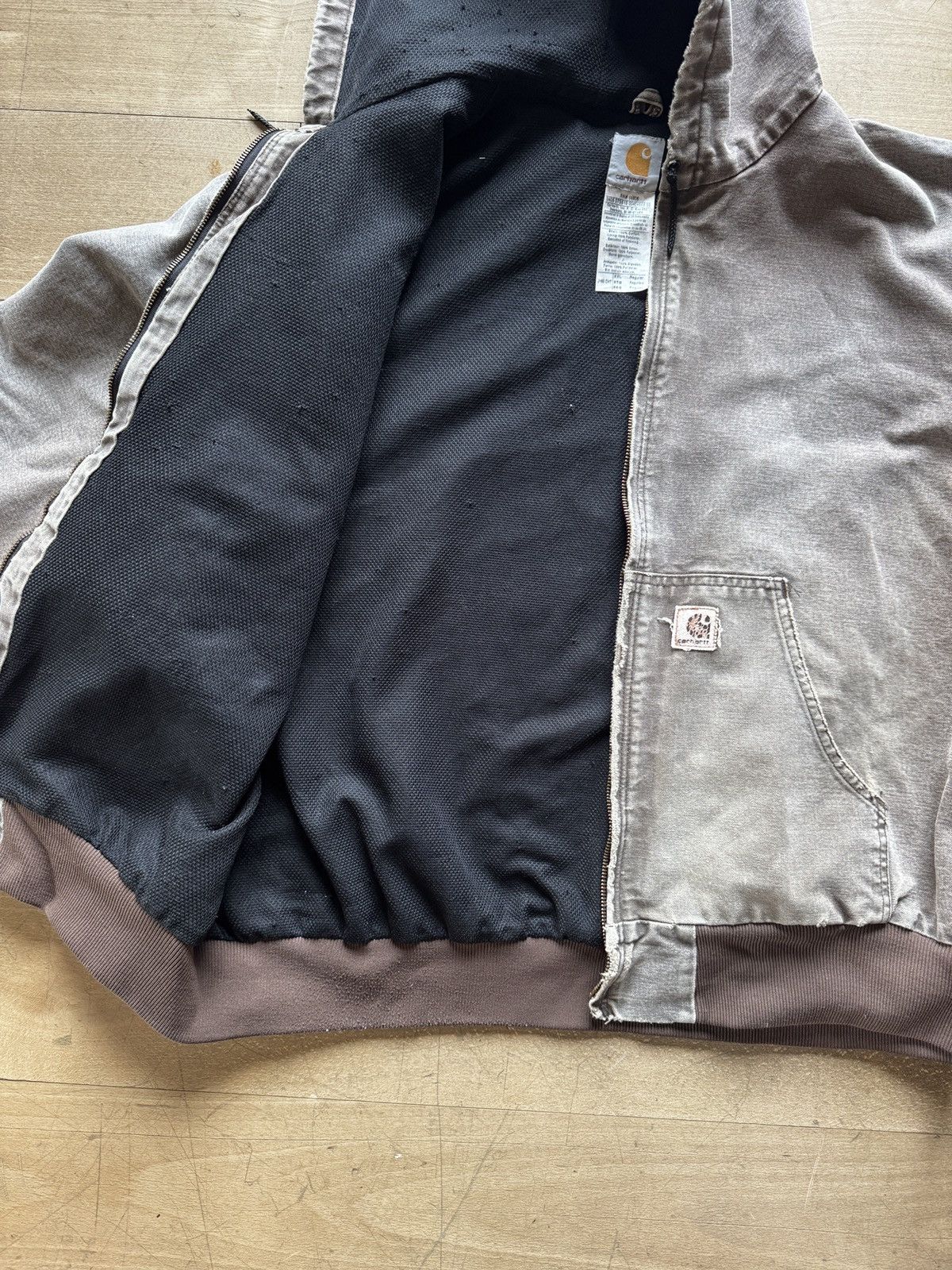 Carhartt × Vintage Vintage Carhartt denim worker Jacket Size US XXL / EU 58 / 5 - 4 Thumbnail